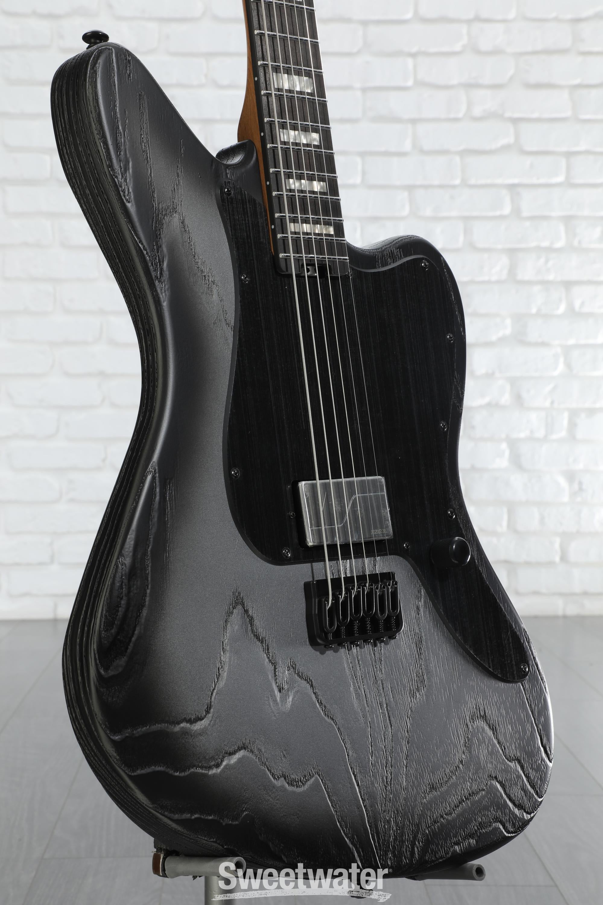ESP LTD XJ-1B Baritone Electric Guitar - Silver Blast