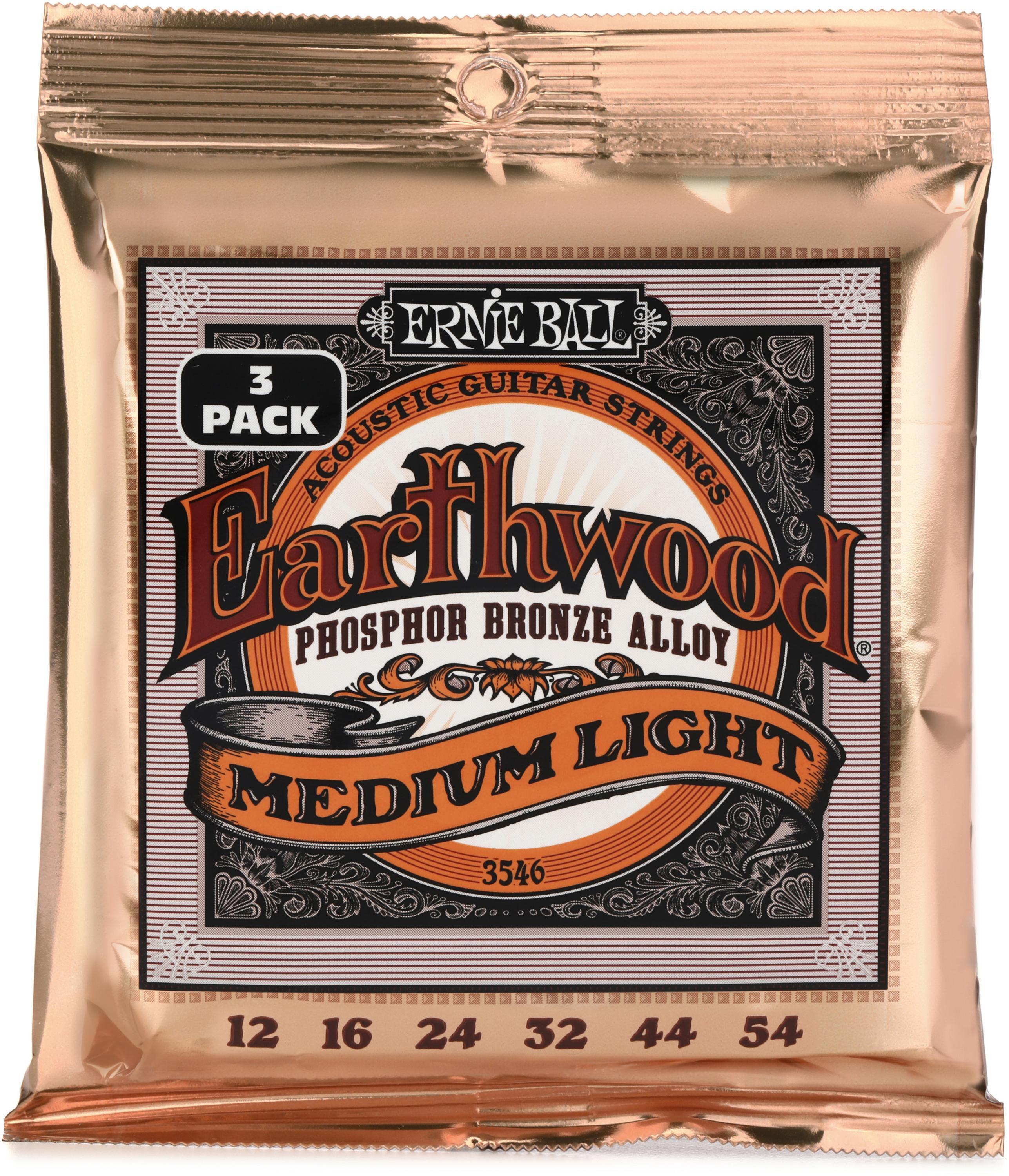 Ernie Ball Earthwood Phosphor Bronze Acoustic Guitar Strings
