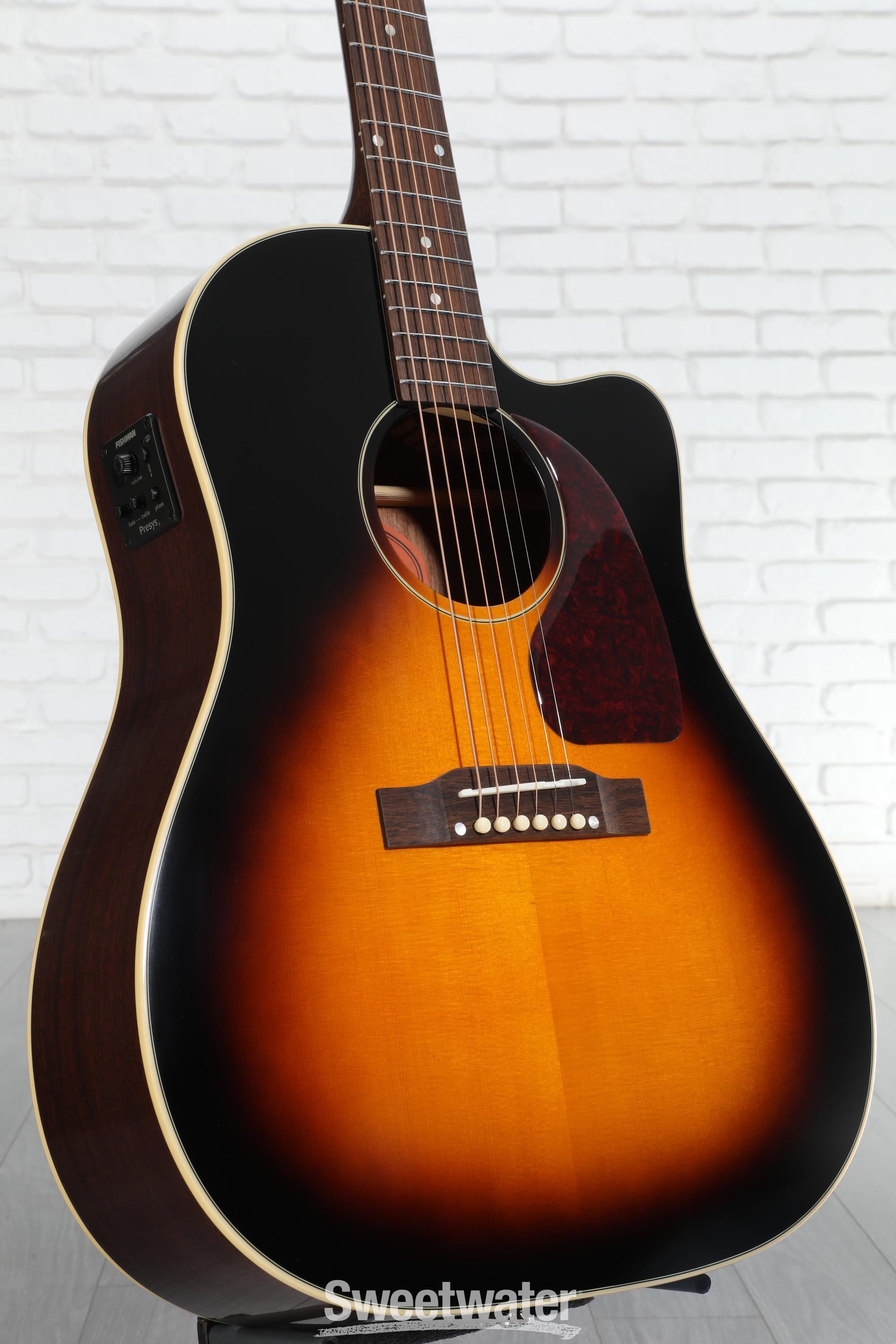 ギター Epiphone J-45 Aged Vintage Sunburst Epiphone J-45 EC Aged Vintage Sunburst Gloss — Rudy's Music Soho