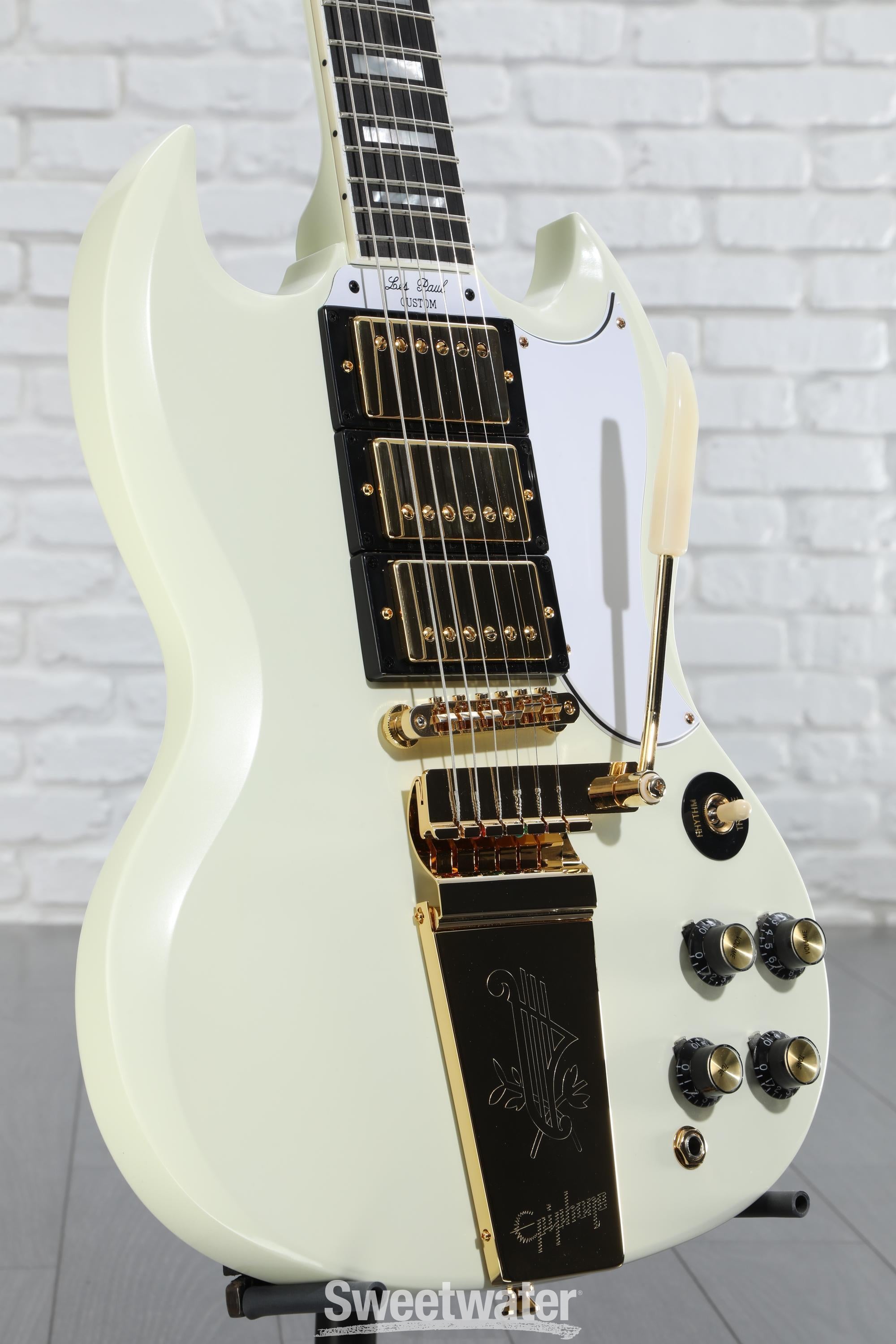 Epiphone SG ホワイト エレキギター Epiphone SG Muse Electric Guitar - Pearl White Metallic