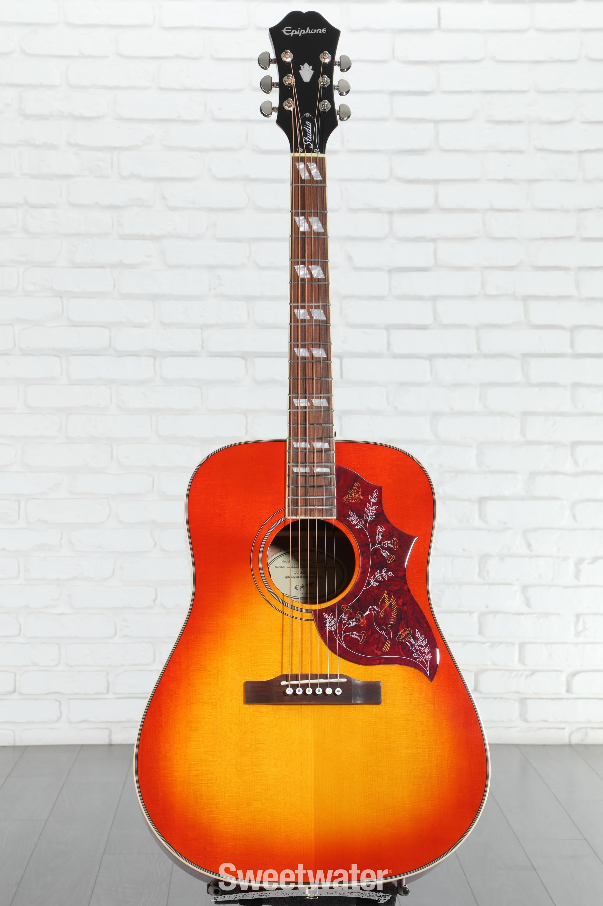 Epiphone Hummingbird Studio Acoustic-Electric Guitar - Faded