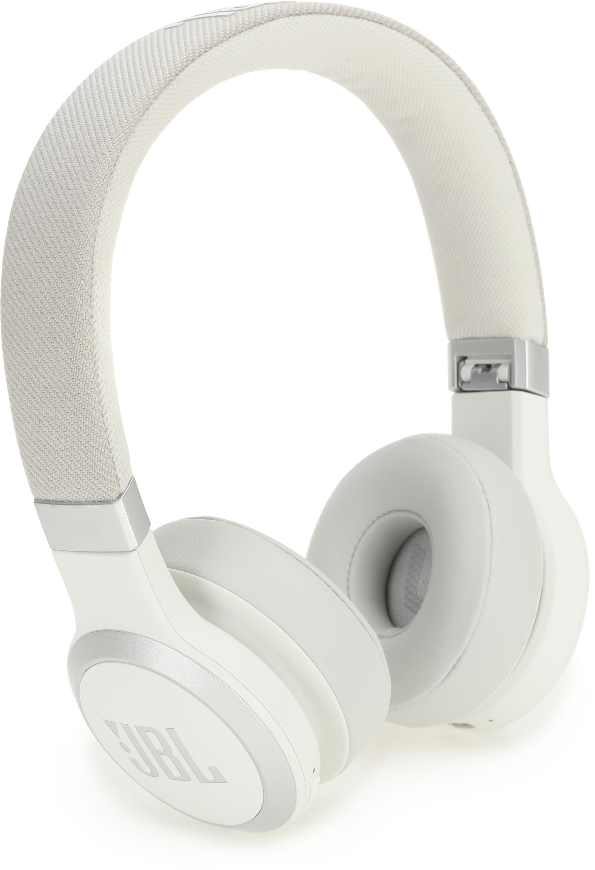 [美品] JBL LIVE 700BT ワイヤレスヘッドホン ホワイト JBL ワイヤレスヘッドホン ノイズキャンセリング対応 ホワイト