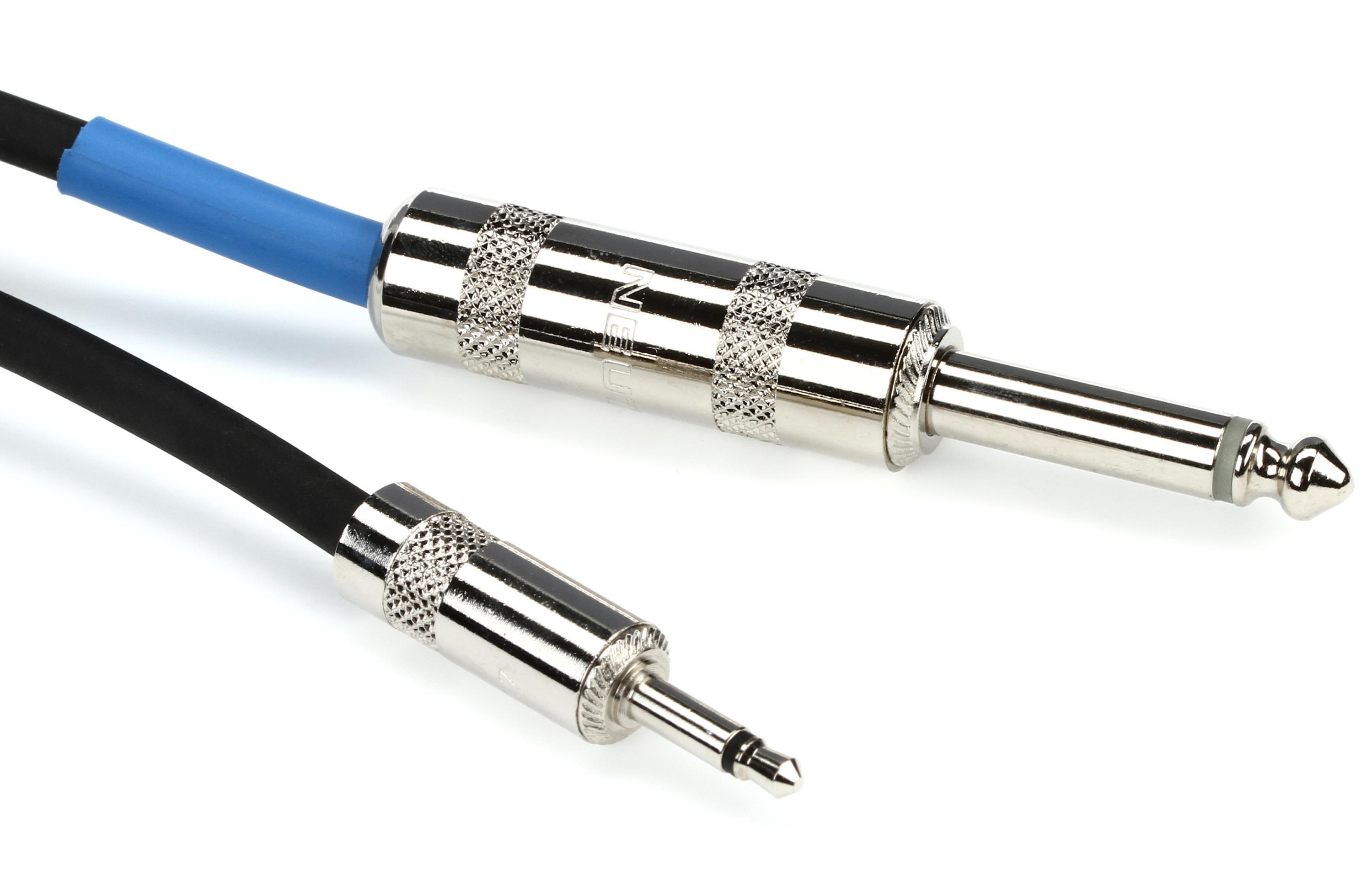 Pro Co PMQ-3 Excellines 3.5mm TS Male to 1/4-inch TS Male Cable