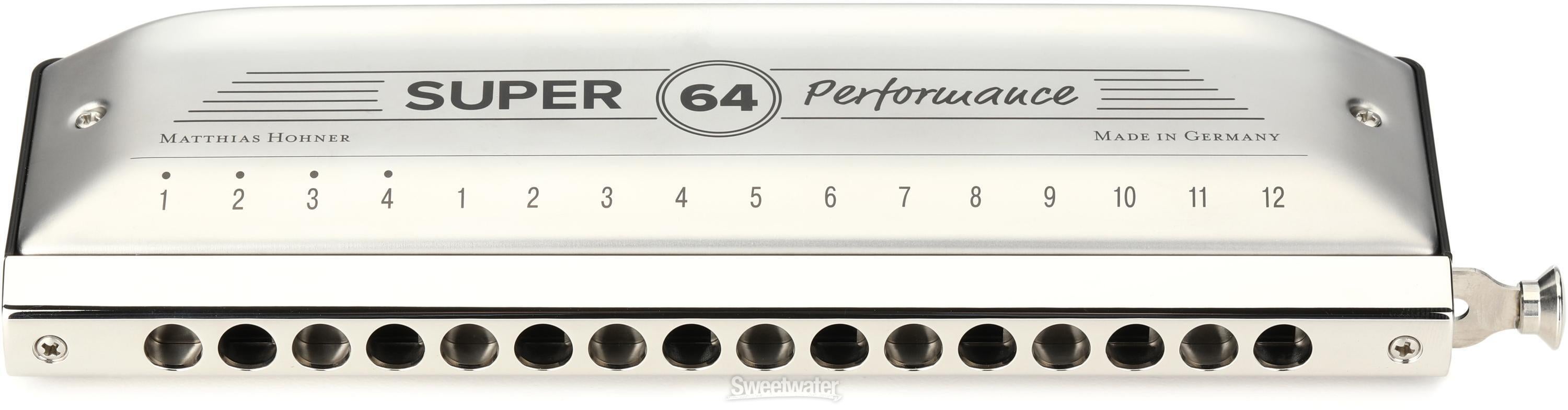 Hohner Super 64 Performance Chromatic Harmonica | Sweetwater