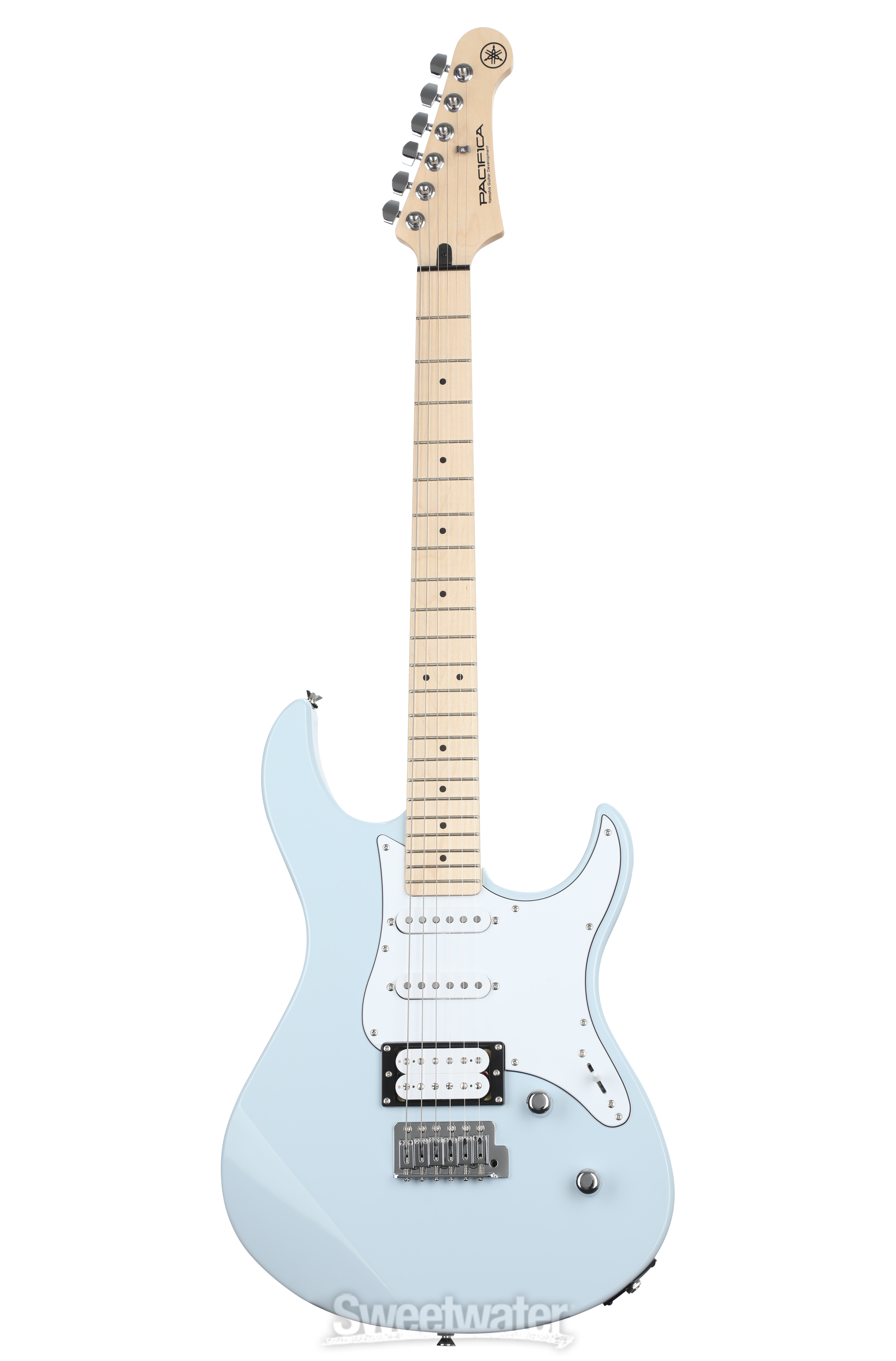 Yamaha PAC112VM Pacifica Electric Guitar - Ice Blue | Sweetwater Yamaha PAC112VM Pacifica Electric Guitar - Ice Blue | Sweetwater