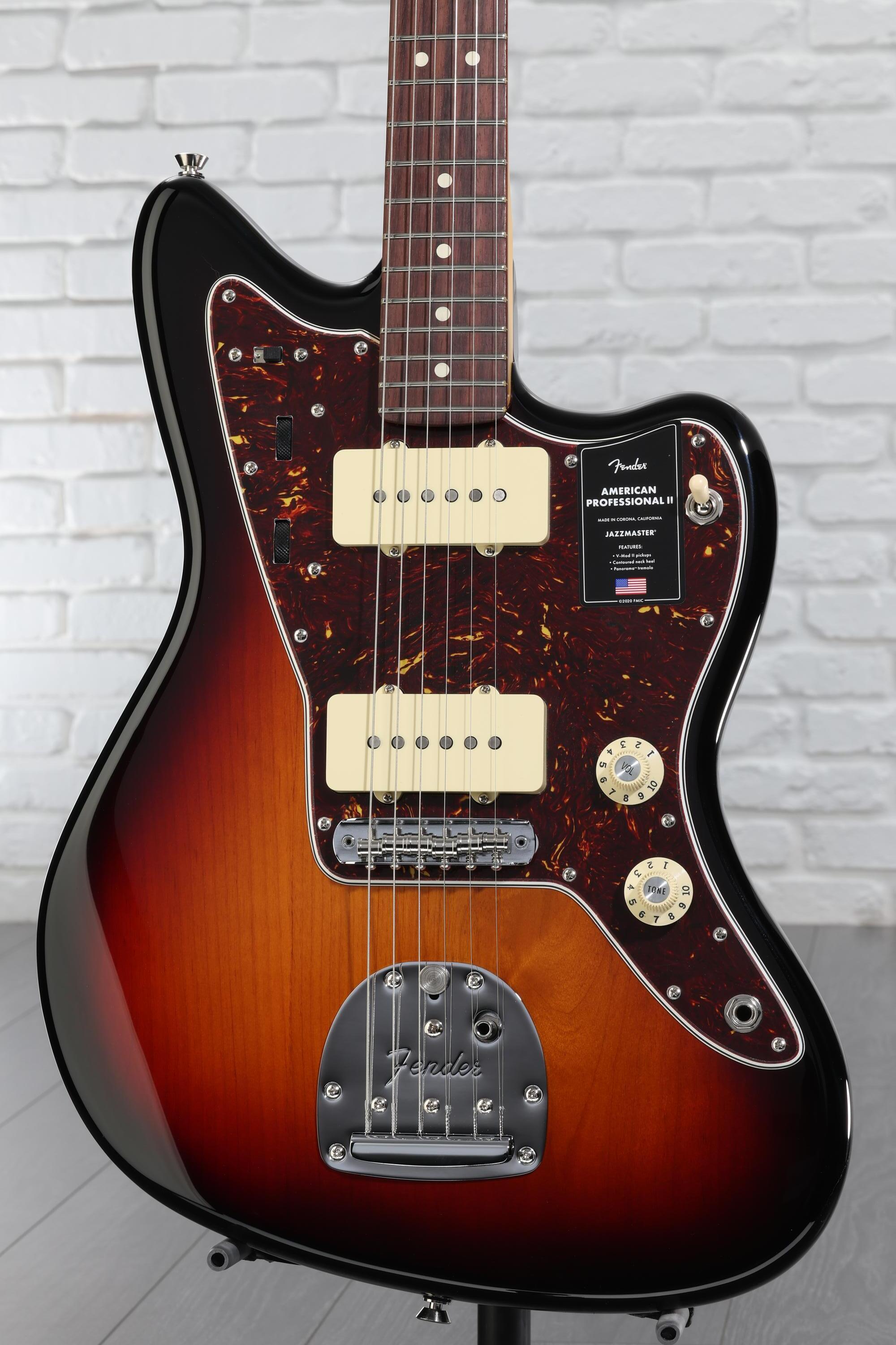 ギター Fender American Professional JAZZMASTER Fender American Pro Jazzmaster RW Olympic White w/ Black
