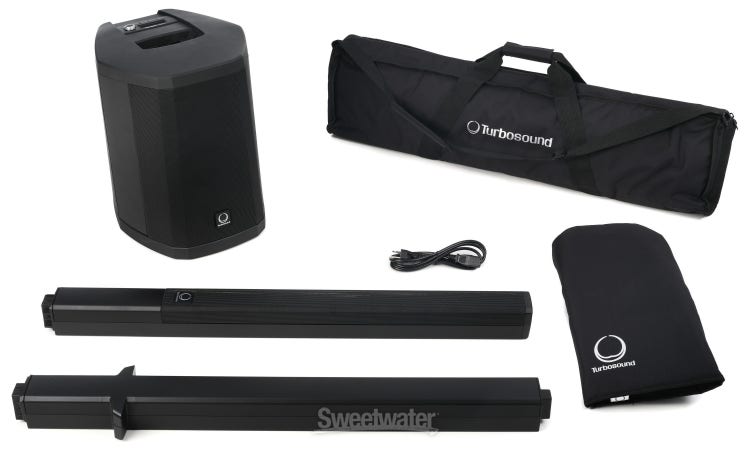 Turbosound iNSPIRE iP500 V2 600 watt 3-channel Portable Column PA System