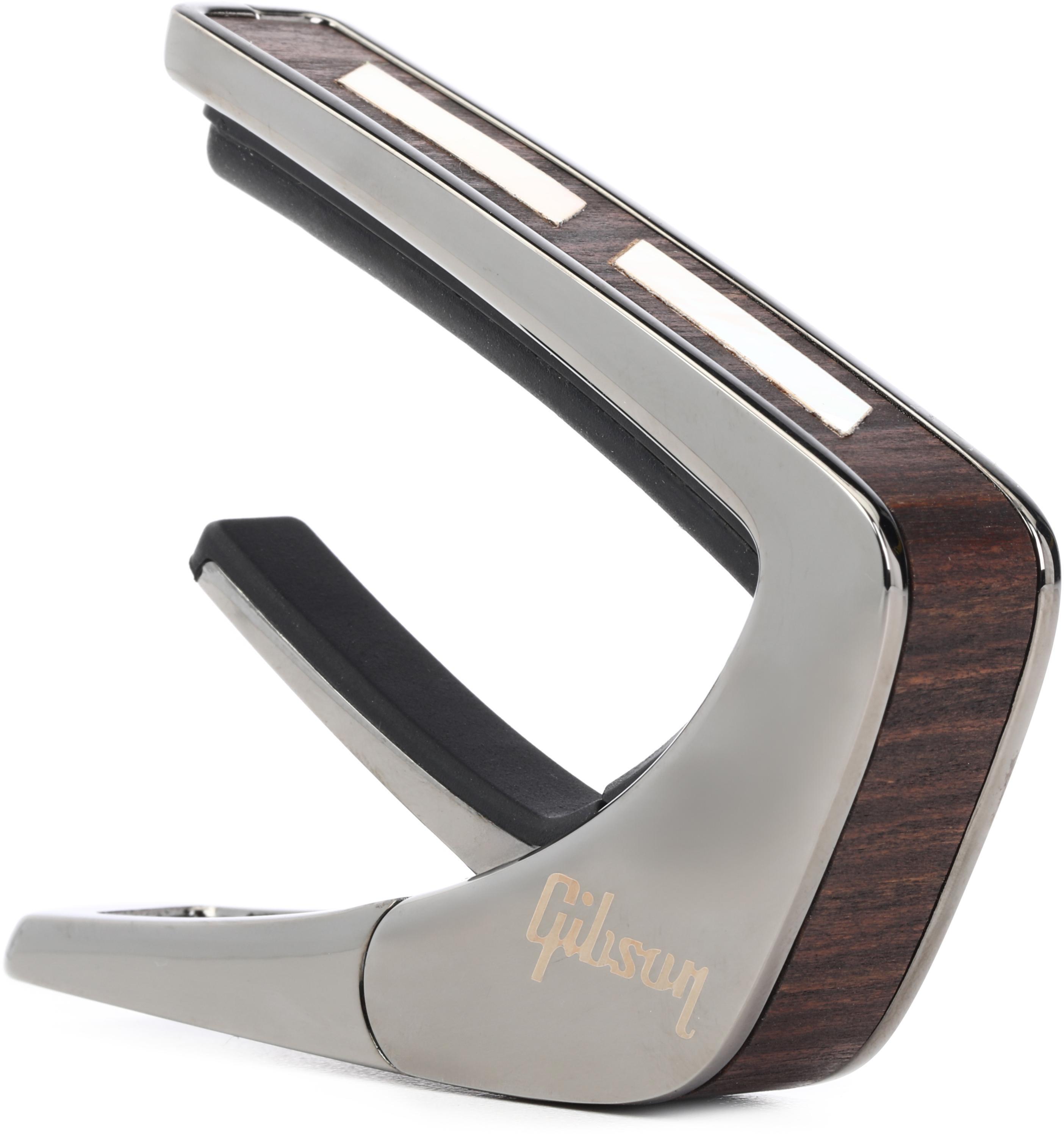 Thalia Gibson Officially Licensed Capo - Black Chrome with Split