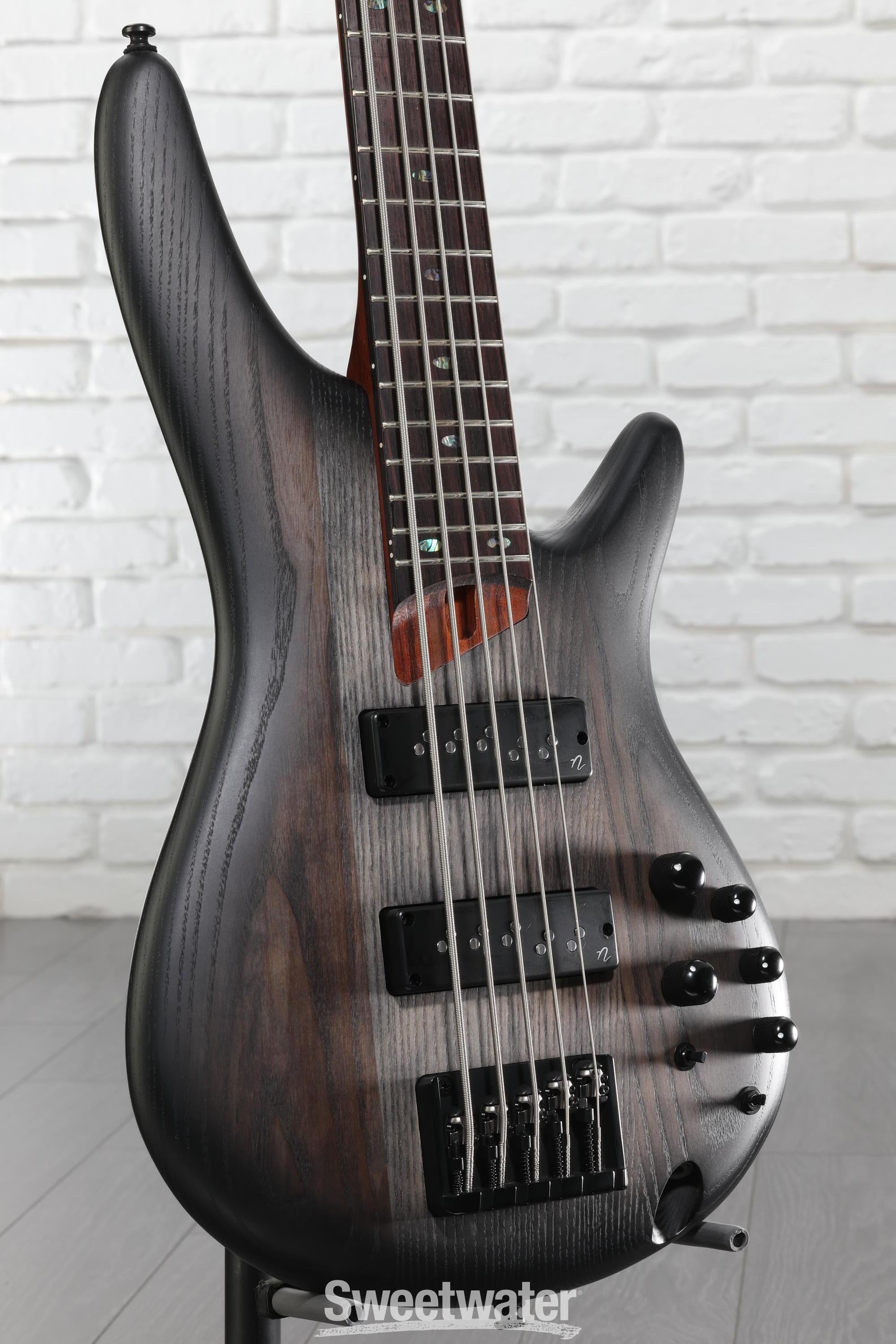 Ibanez Standard SR605E Bass Guitar - Black Stained Burst | Sweetwater