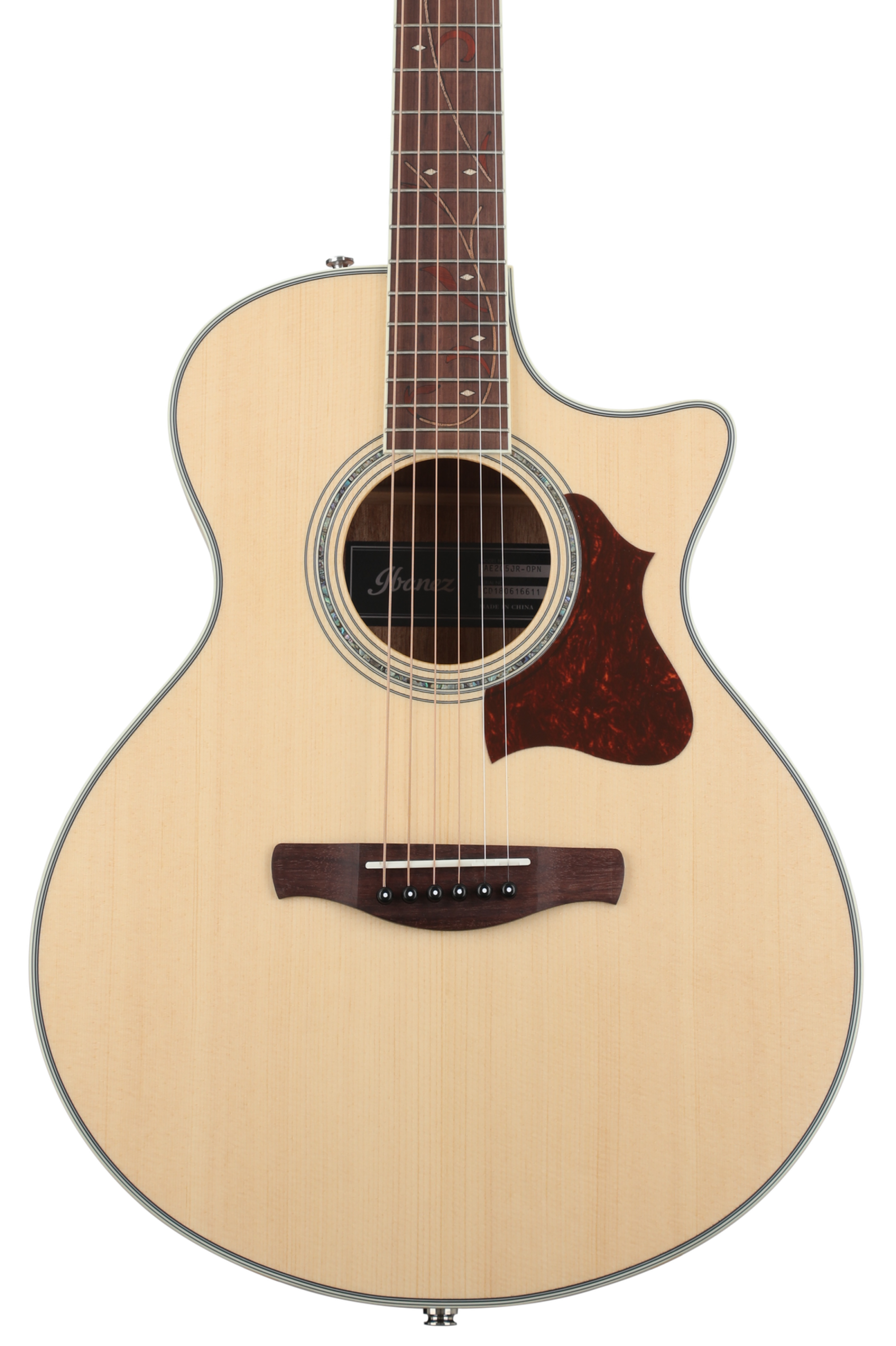 Ibanez AE205JR-OPN エレアコ Ibanez AE205JR Acoustic-Electric Guitar - Open Pore Natural