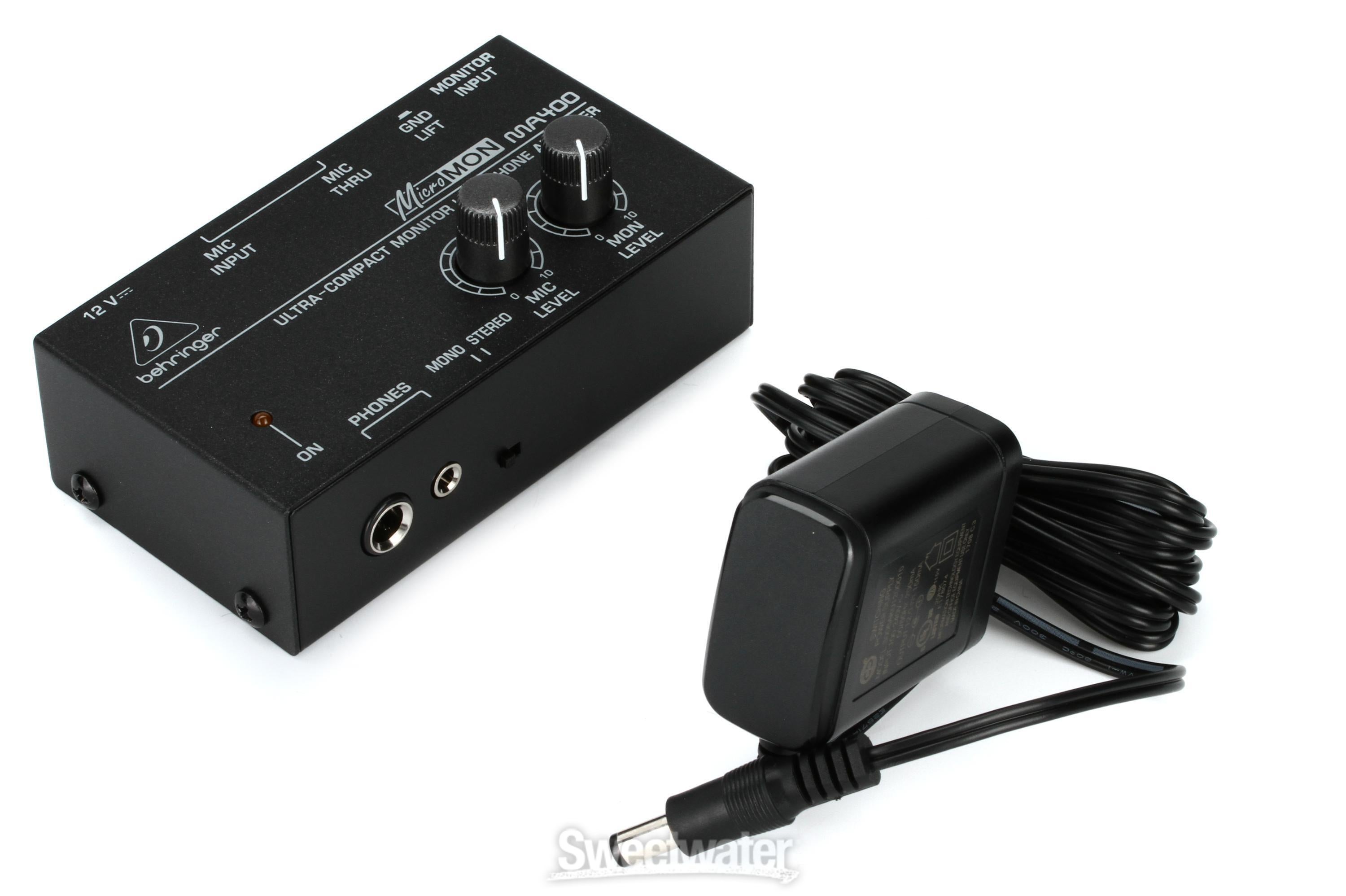 Behringer MicroMON MA400 Monitor Headphone Amplifier | Sweetwater