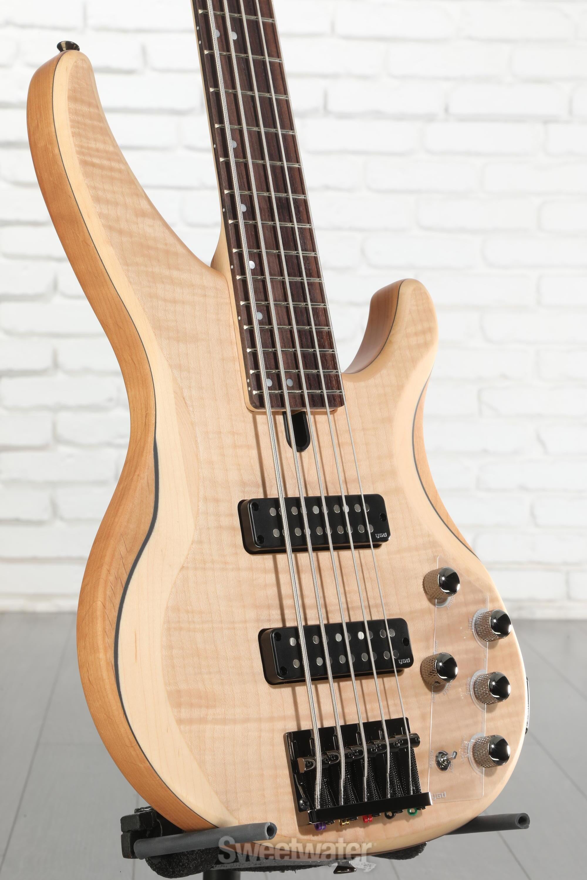 Yamaha TRBX605FM 5-string Bass Guitar - Natural Satin | Sweetwater