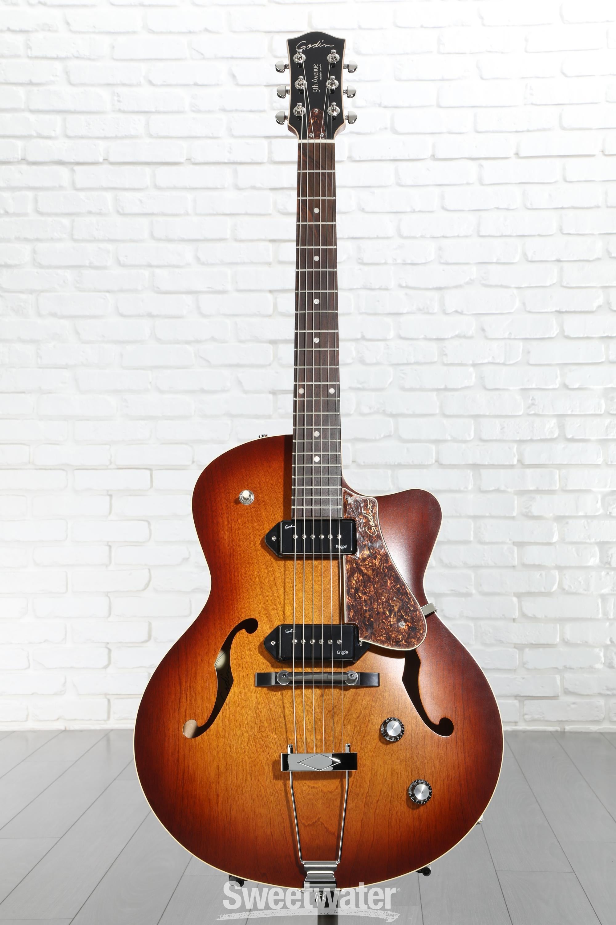 Godin 5th Avenue CW Kingpin II P90 Hollowbody Electric Guitar