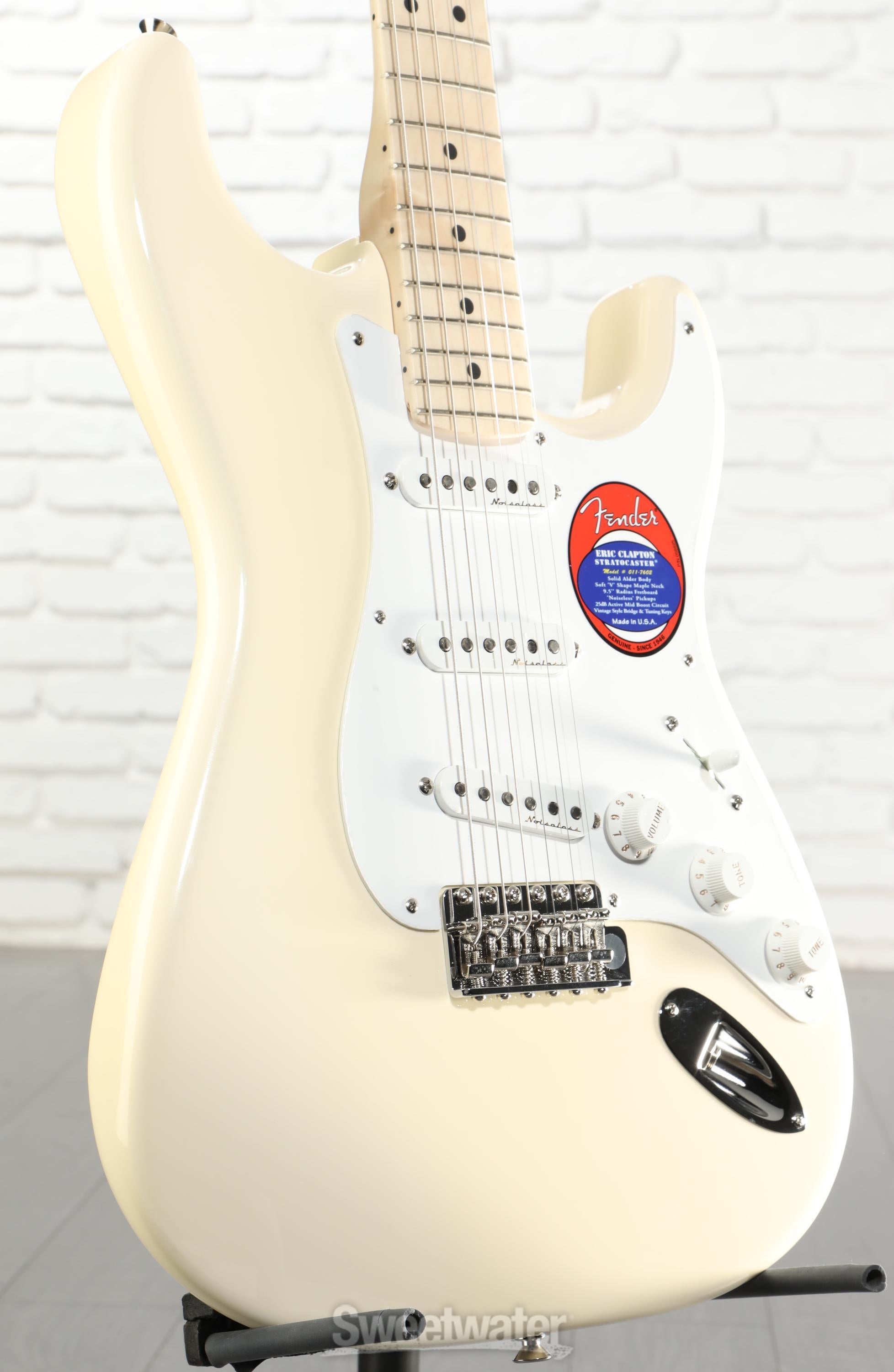 Fender Eric Clapton Stratocaster - Olympic White with Maple