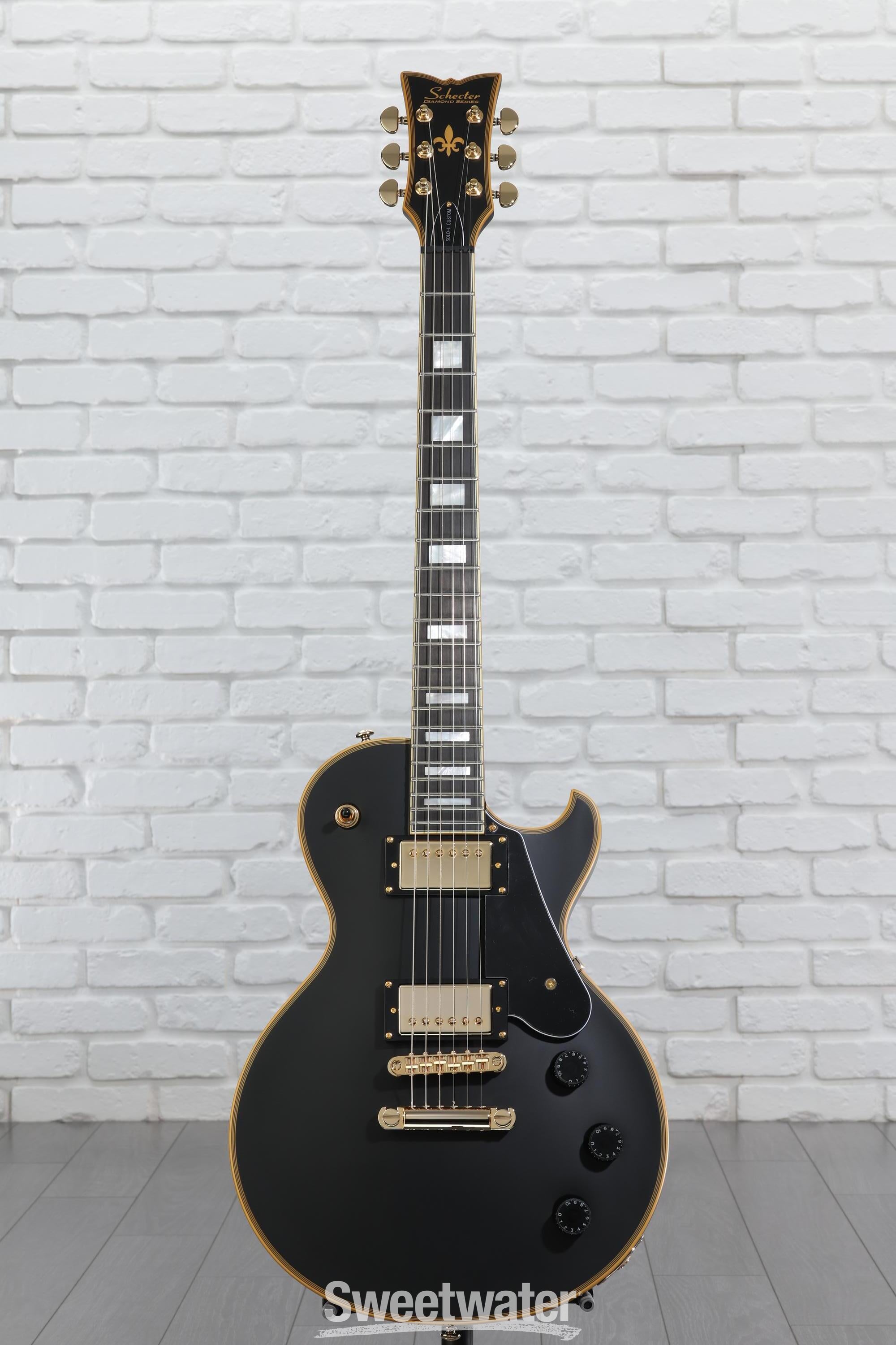Schecter Solo-II Custom Electric Guitar - Aged Black Satin