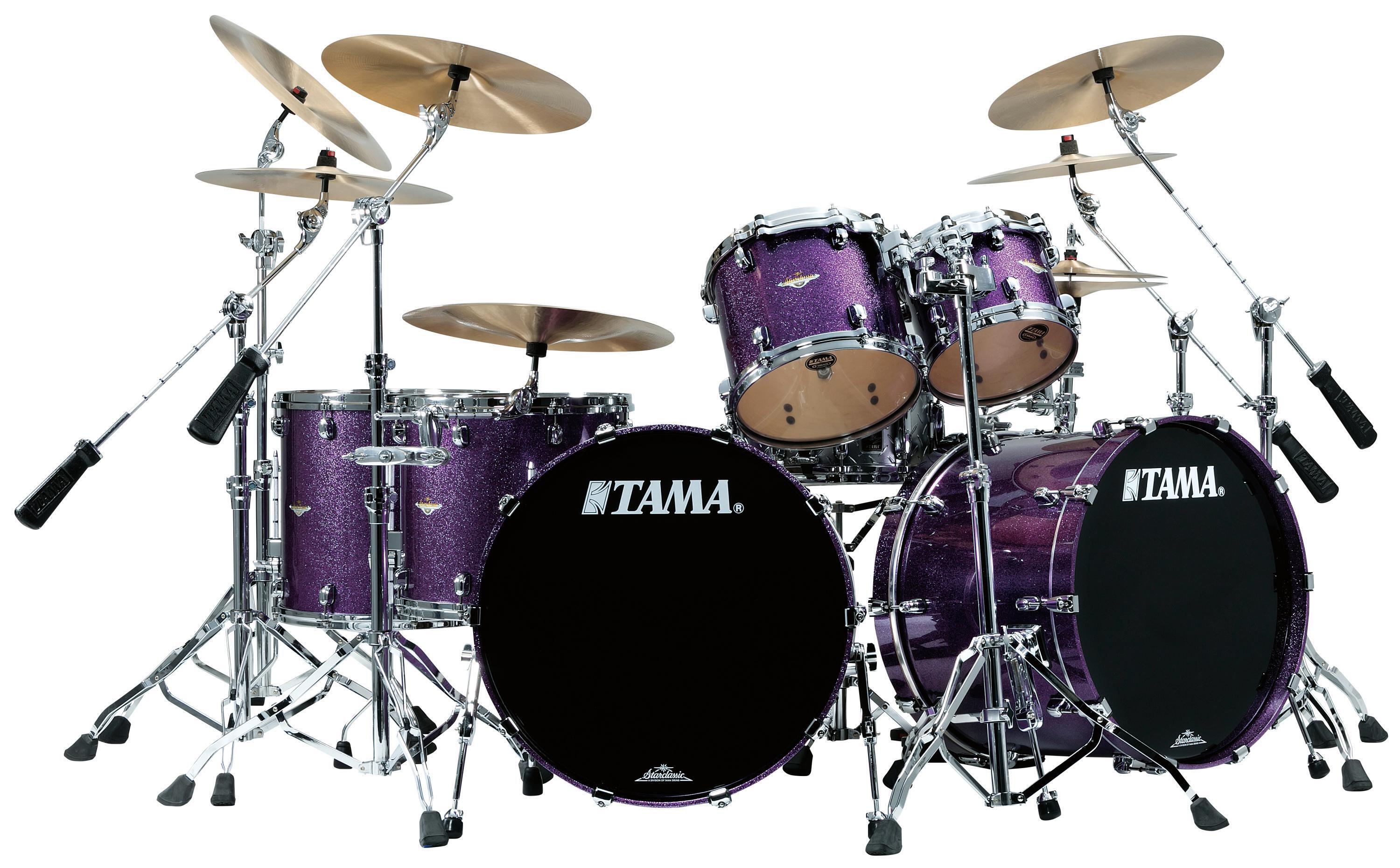 Tama Starclassic Maple Lars Ulrich World Wired 6pc Shell Pack - Deeper  Purple Sparkle