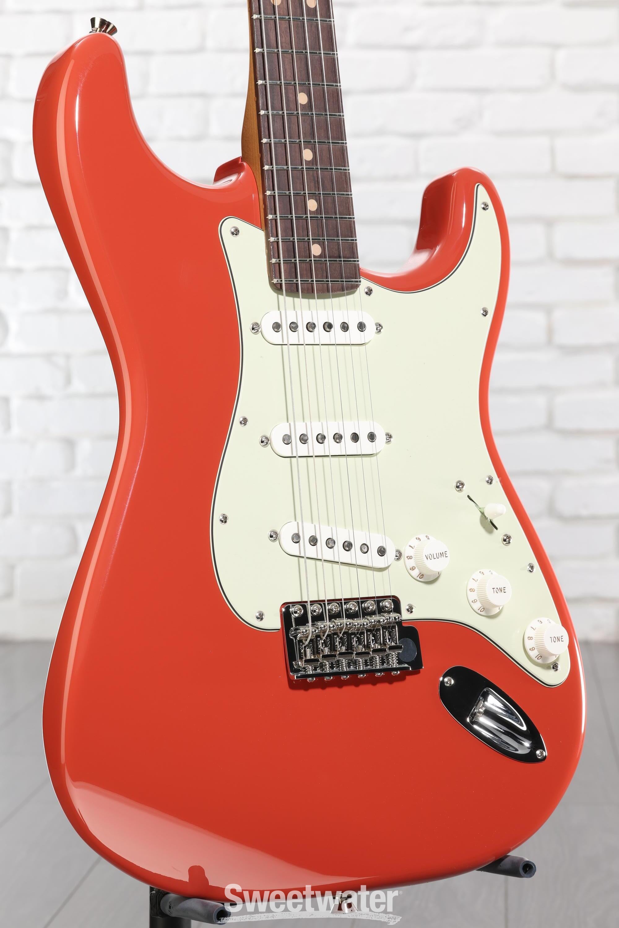 Photo of Fender American Professional II GT11 Stratocaster Electric Guitar - Fiesta Red, Sweetwater Exclusive