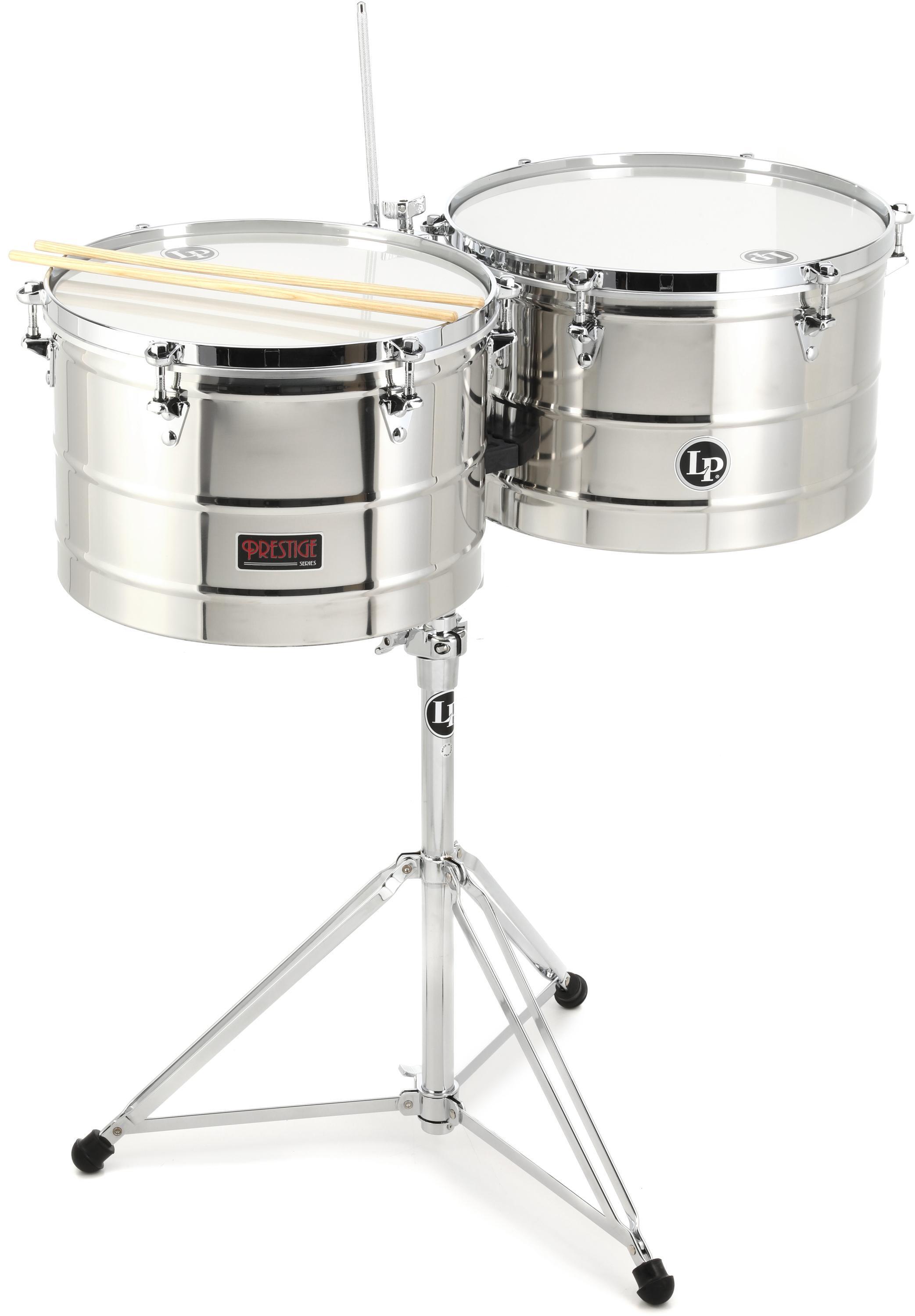 Latin Percussion Prestige Thunder Timbs - 15-/16-inch, Stainless Steel ...