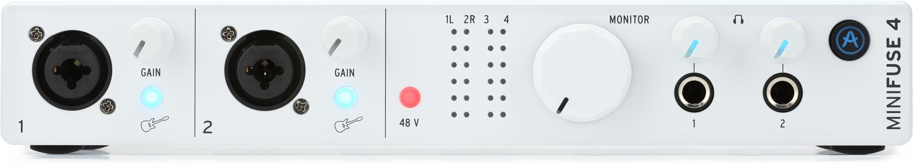 Arturia MiniFuse 4 USB-C Audio Interface - White | Sweetwater