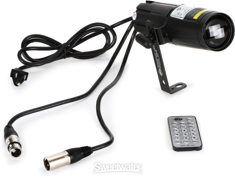 ADJ Pinspot LED Quad DMX 8W RGBW LED Pinspot