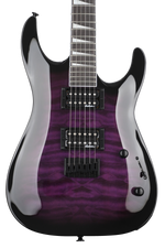 Photo of Jackson JS Series Dinky Arch Top JS32Q DKA HT Electric Guitar - Transparent Purple Burst
