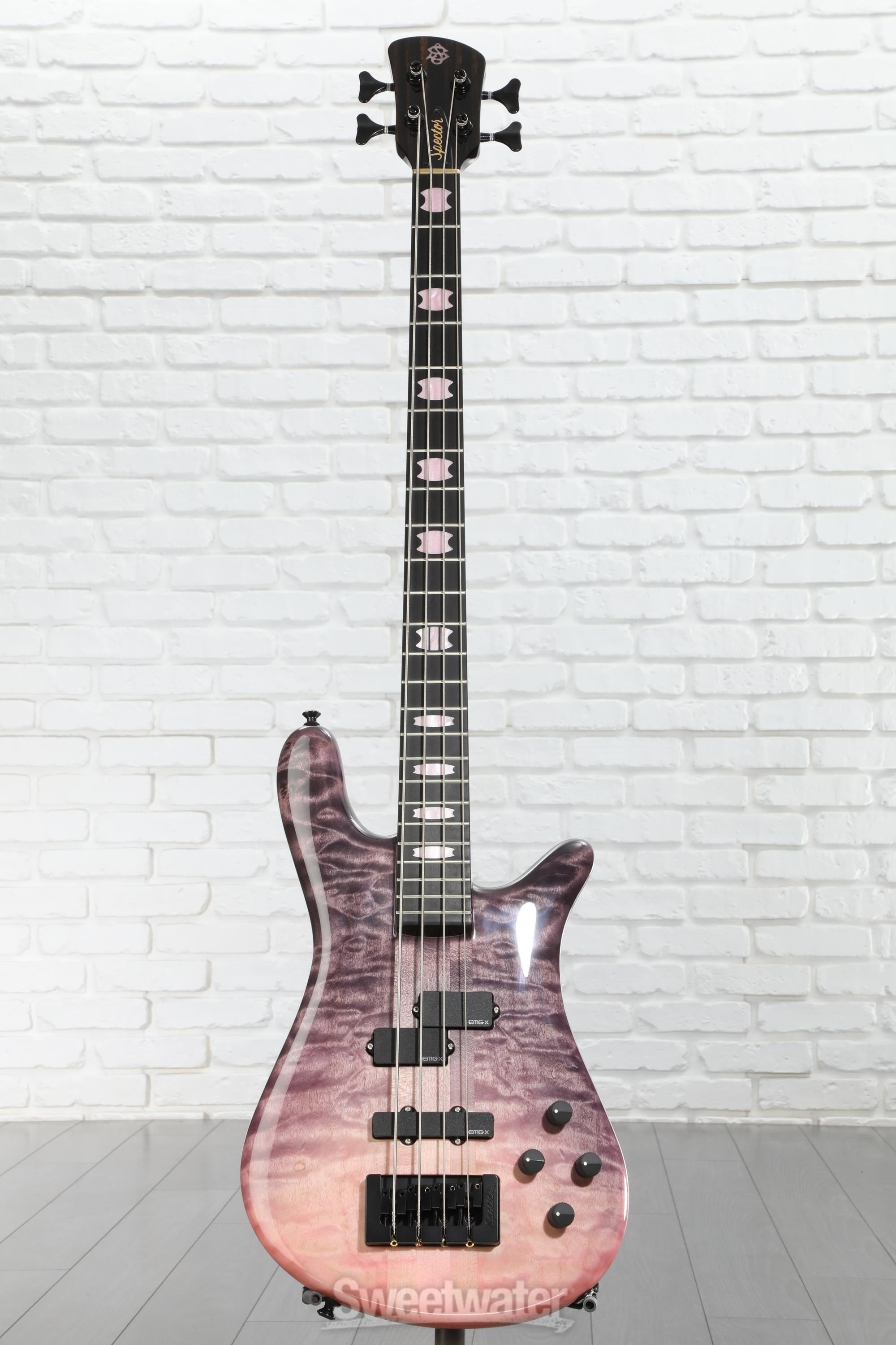 Spector NS-2 Electric Bass Guitar - Pink Fade