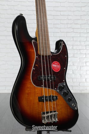 Photo of Squier Classic Vibe '60s Fretless Jazz Bass - 3-Tone Sunburst