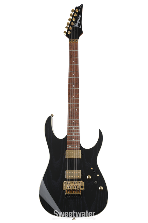 Ibanez High Performance RG420HPAH - Blue Wave Black | Sweetwater Ibanez High Performance RG420HPAH - Blue Wave Black | Sweetwater