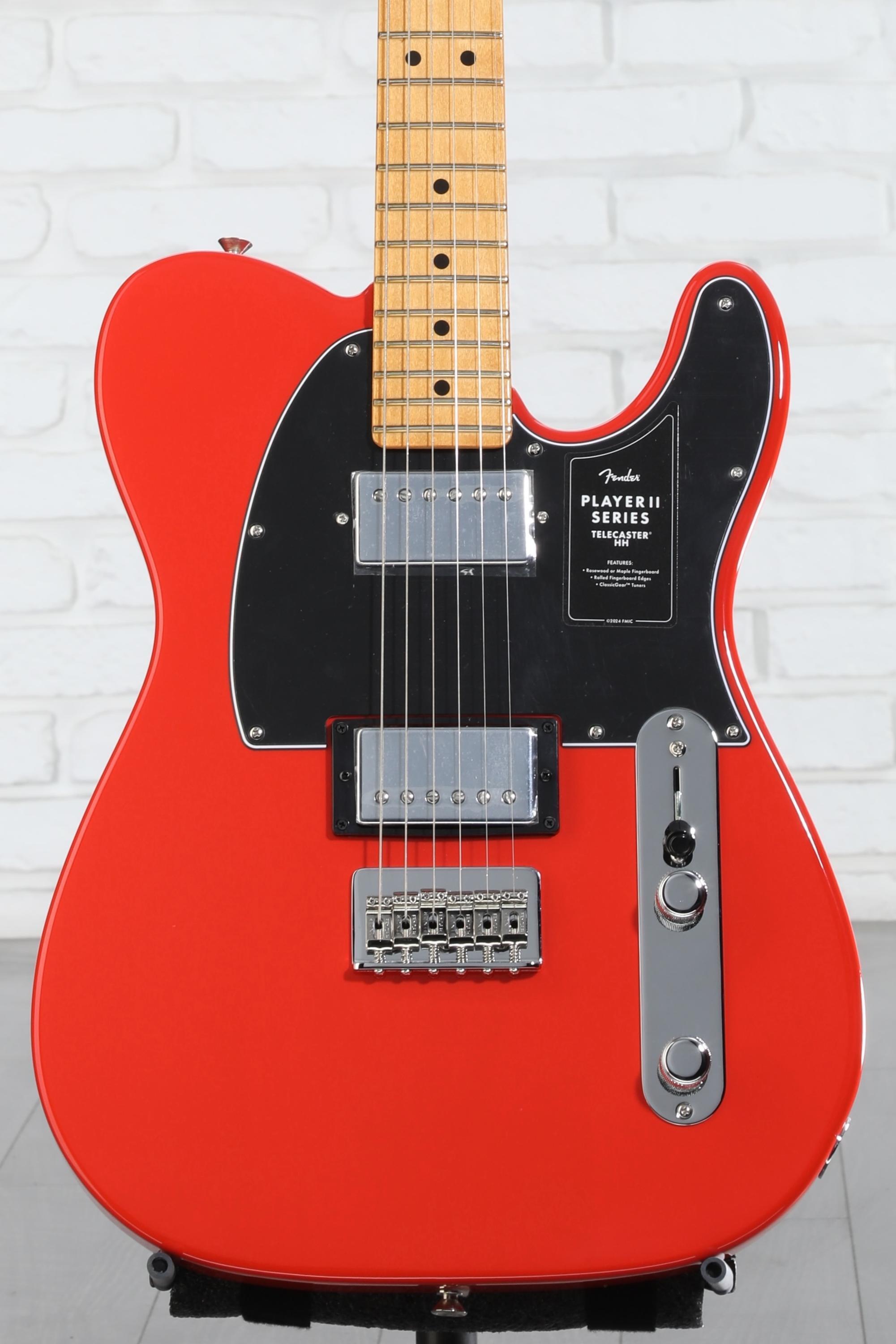 テレキャスFender Player II Telecaster HH RED Fender Player II Telecaster HH Electric Guitar - Coral Red