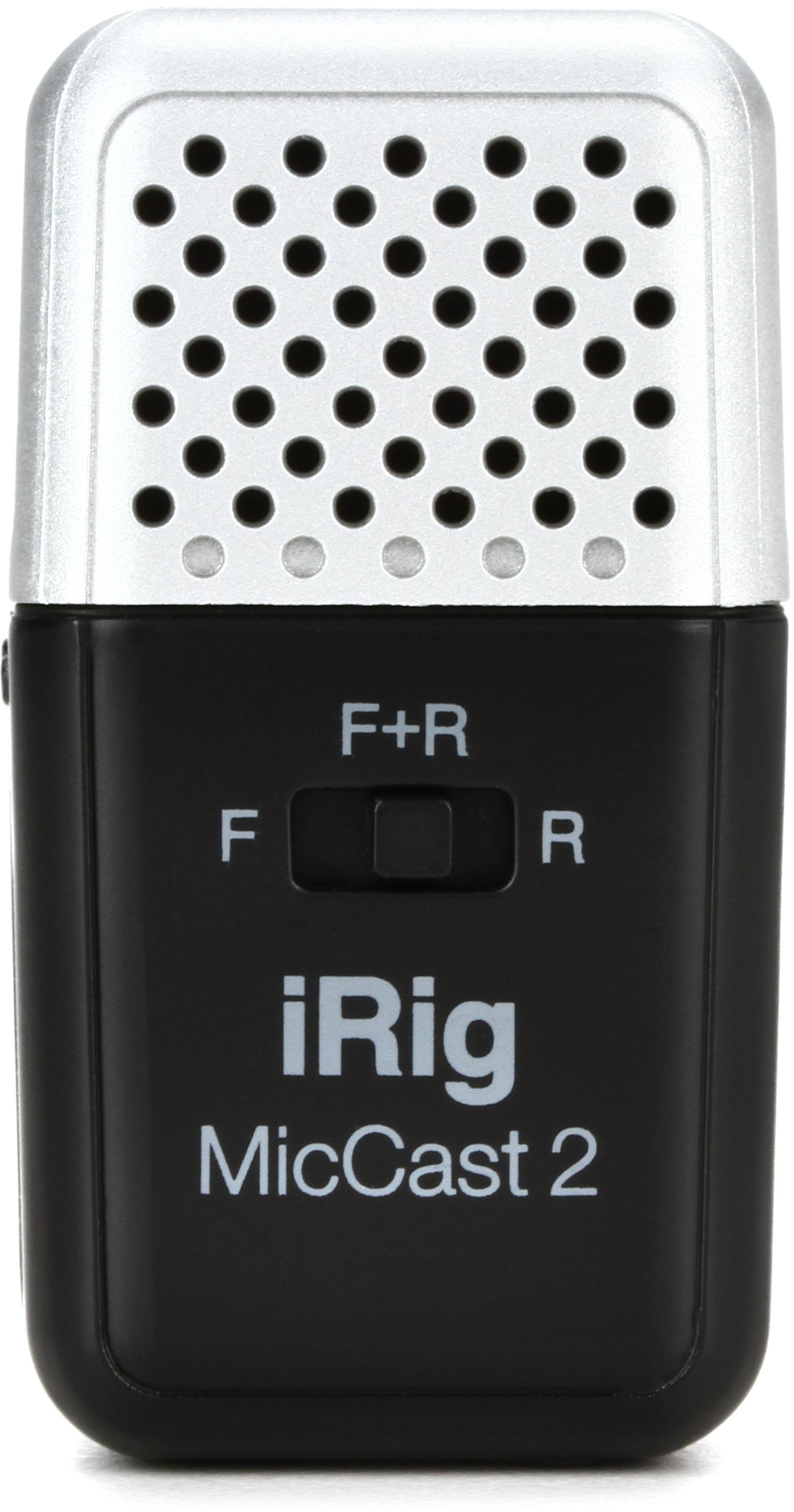 IK Multimedia iRig Mic Cast 2 for iOS, Mac and Select Android