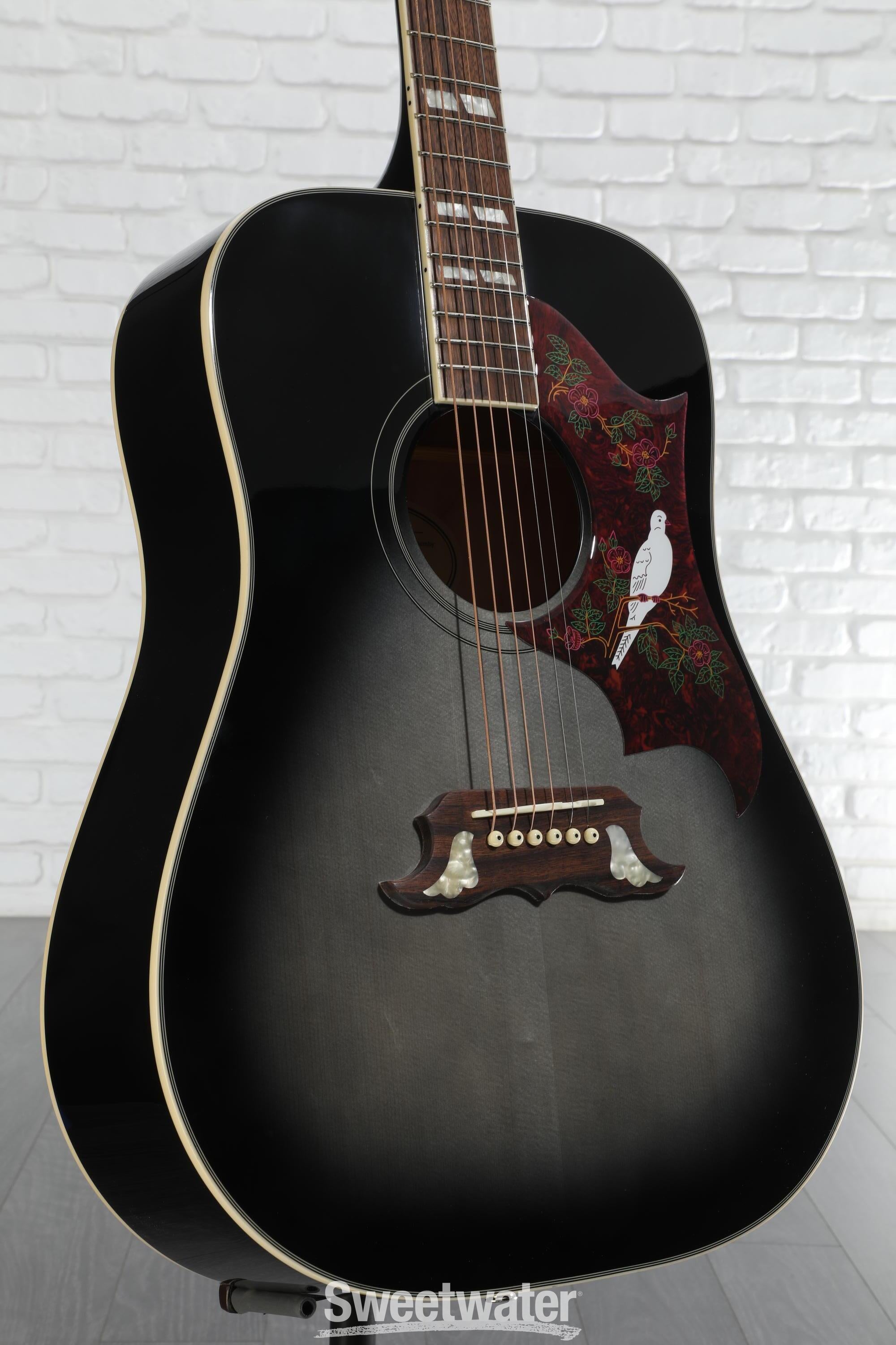 Epiphone Dove Studio Acoustic-electric - Trans Ebony