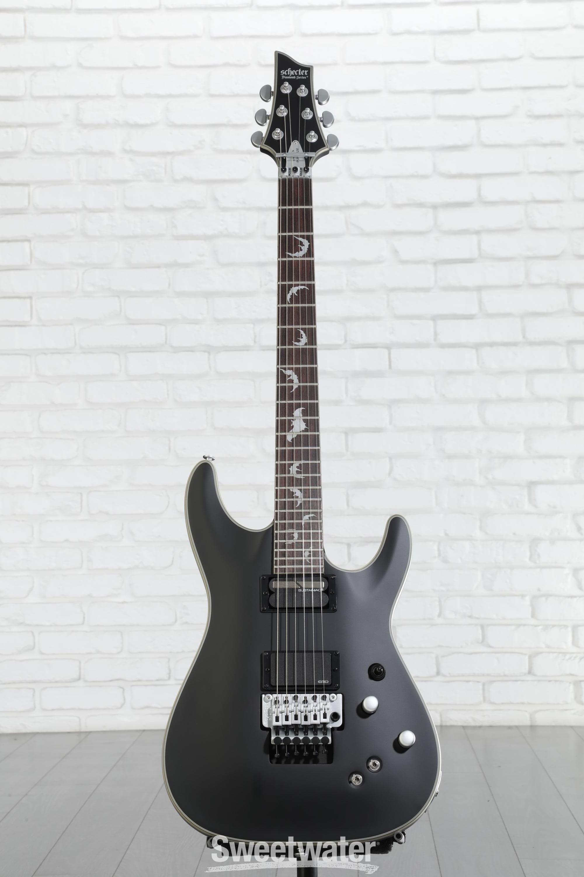 Schecter Damien Platinum 6 FR-S Electric Guitar - Satin Black