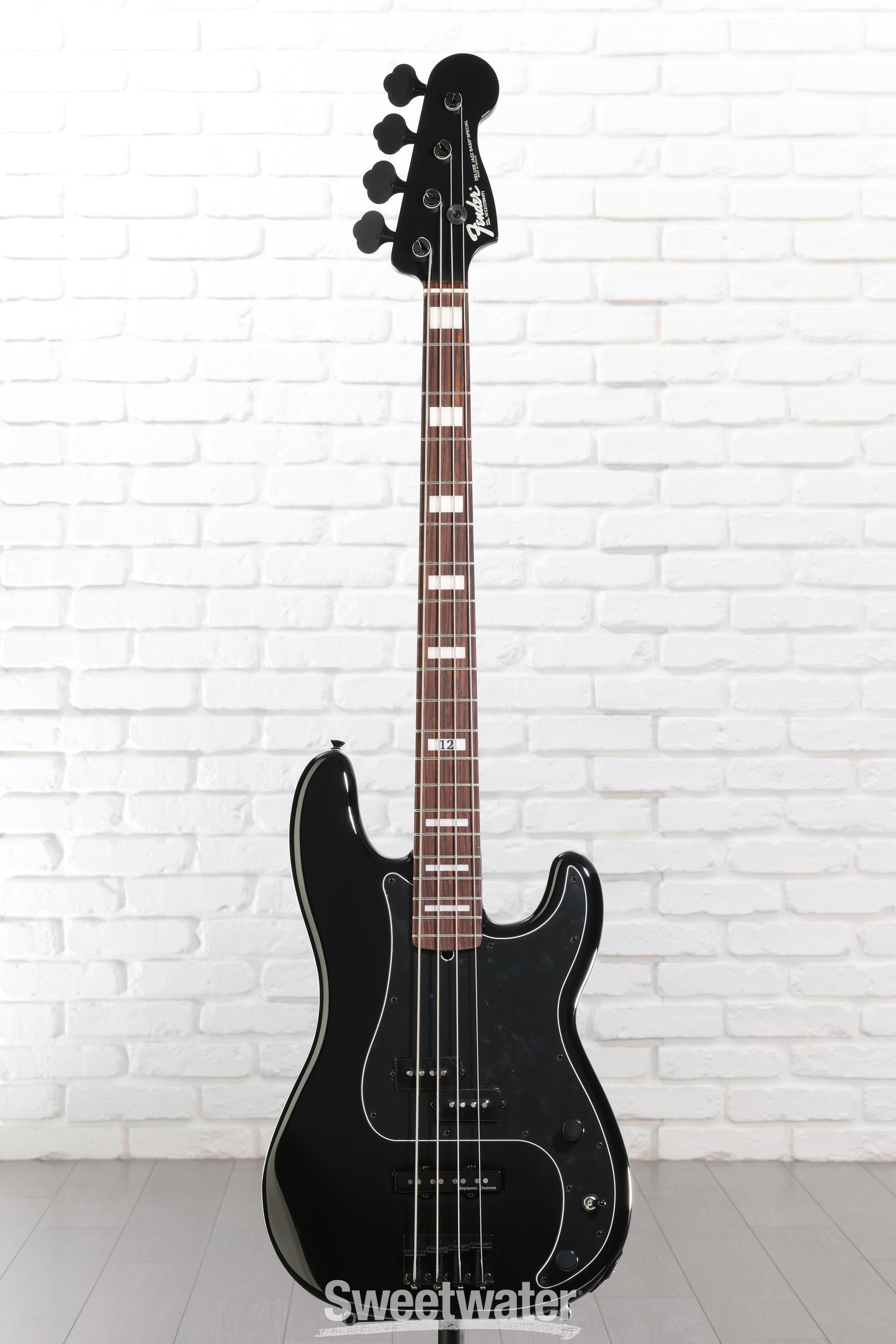 Fender Duff McKagan Deluxe Precision Bass - Black | Sweetwater