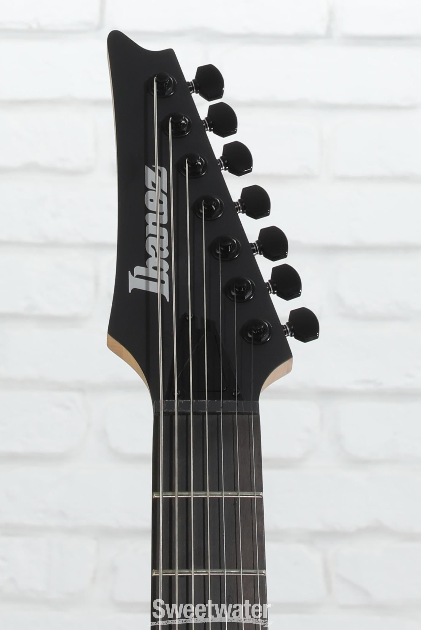 Ibanez ７弦ギター　RGIXL7 Ibanez Iron Label RGIXL7 - Black Flat | Sweetwater