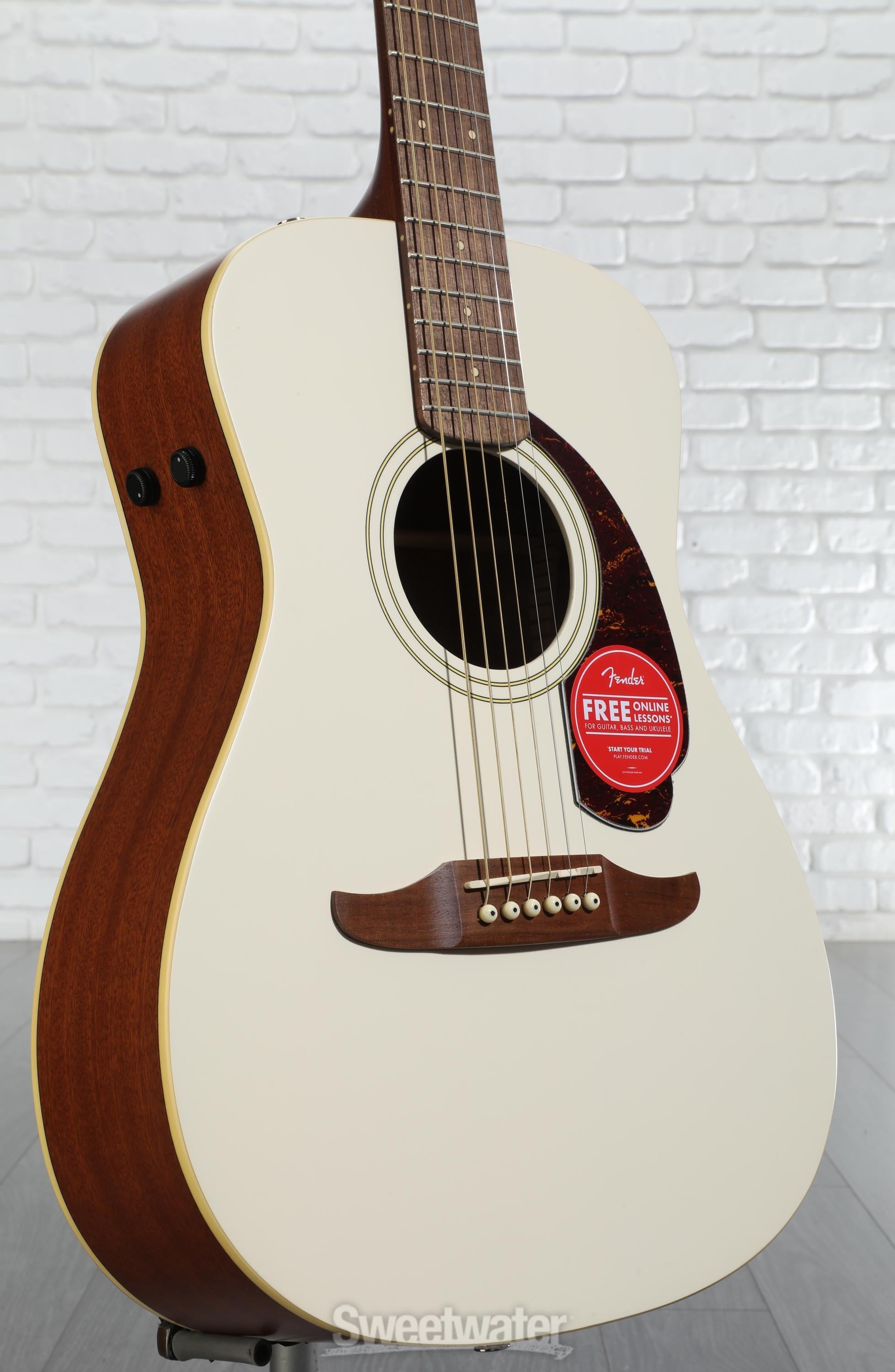 Fender Malibu Player Acoustic-electric Guitar - Olympic