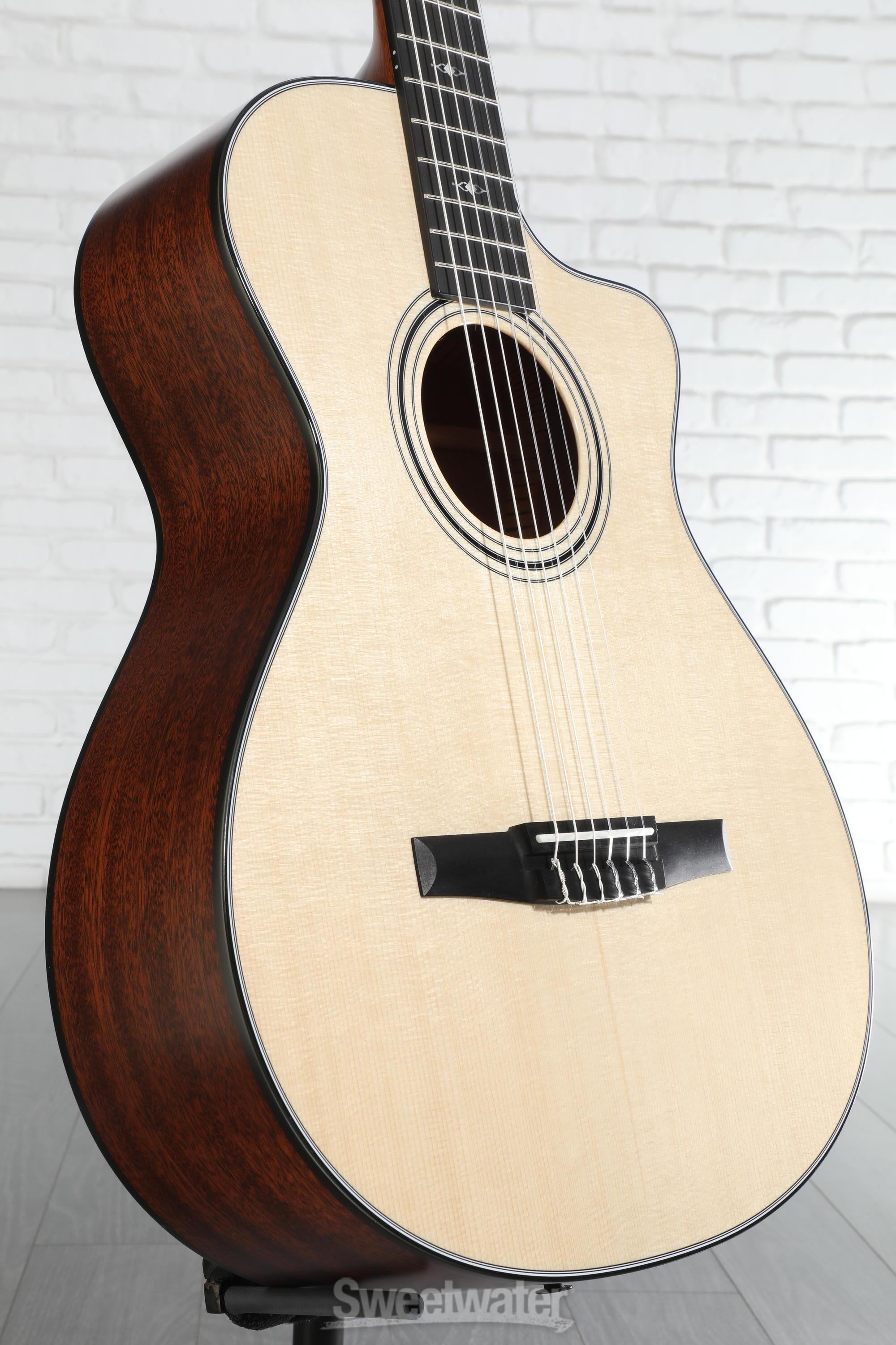 Taylor 312ce-N Nylon Acoustic-electric Guitar - Natural Sitka