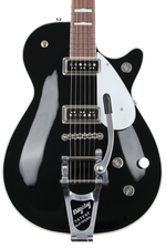 Photo of Gretsch G6128T Player's Edition Jet DS with Bigsby Electric Guitar - Black with Rosewood Fingerboard