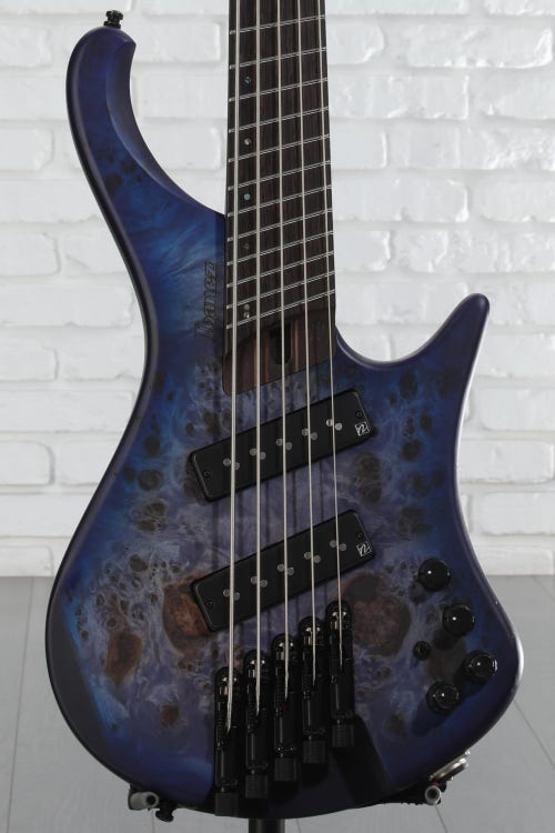 Ibanez Bass Workshop EHB1505MS Bass Guitar - Pacific Blue Burst Flat