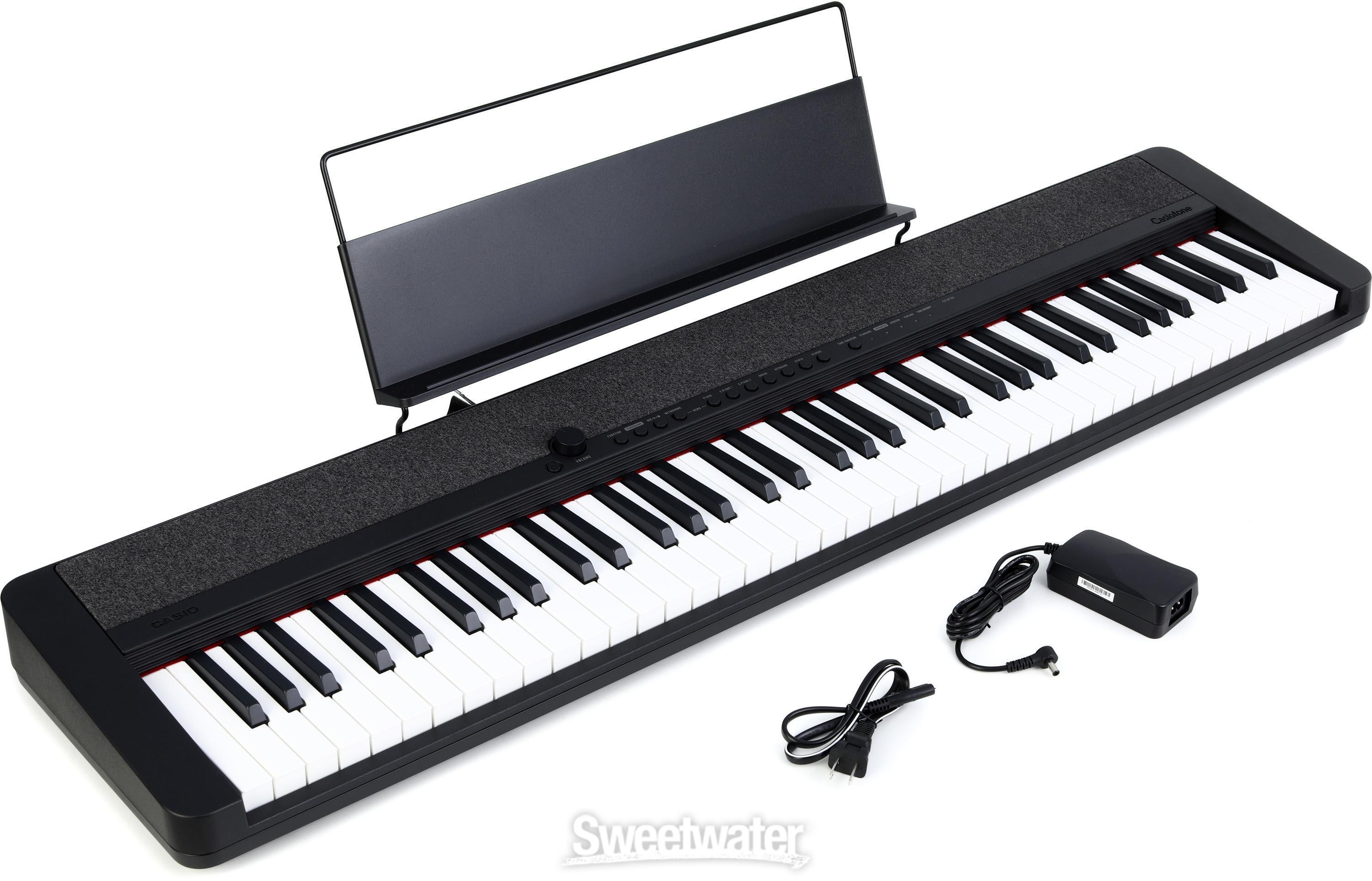 全ての CT-S1-76 Casio 76-key Sweetwater | Black - Keyboard Portable 鍵盤楽器