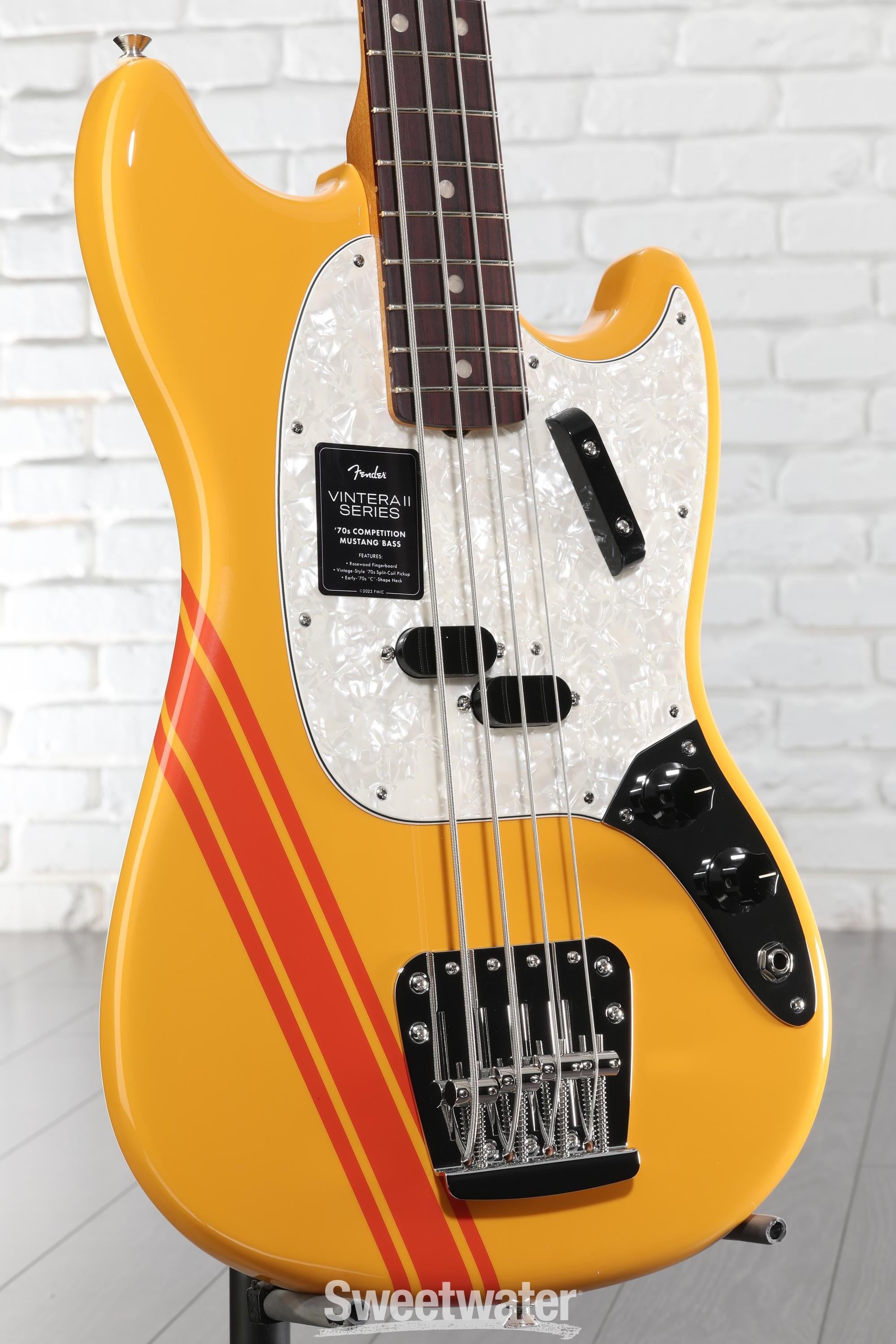 ジ*屋様 Fender MEX Vintera II 70s Mustang B Fender Vintera II '70s Mustang Bass Competition Burgundy | Guitar