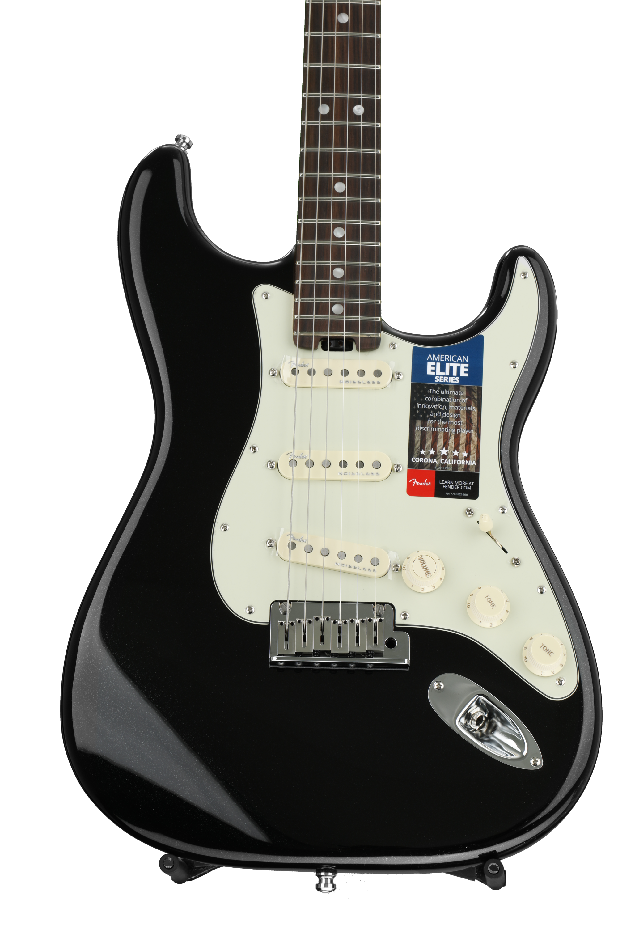 Fender American Elite Stratocaster - Mystic Black with Rosewood