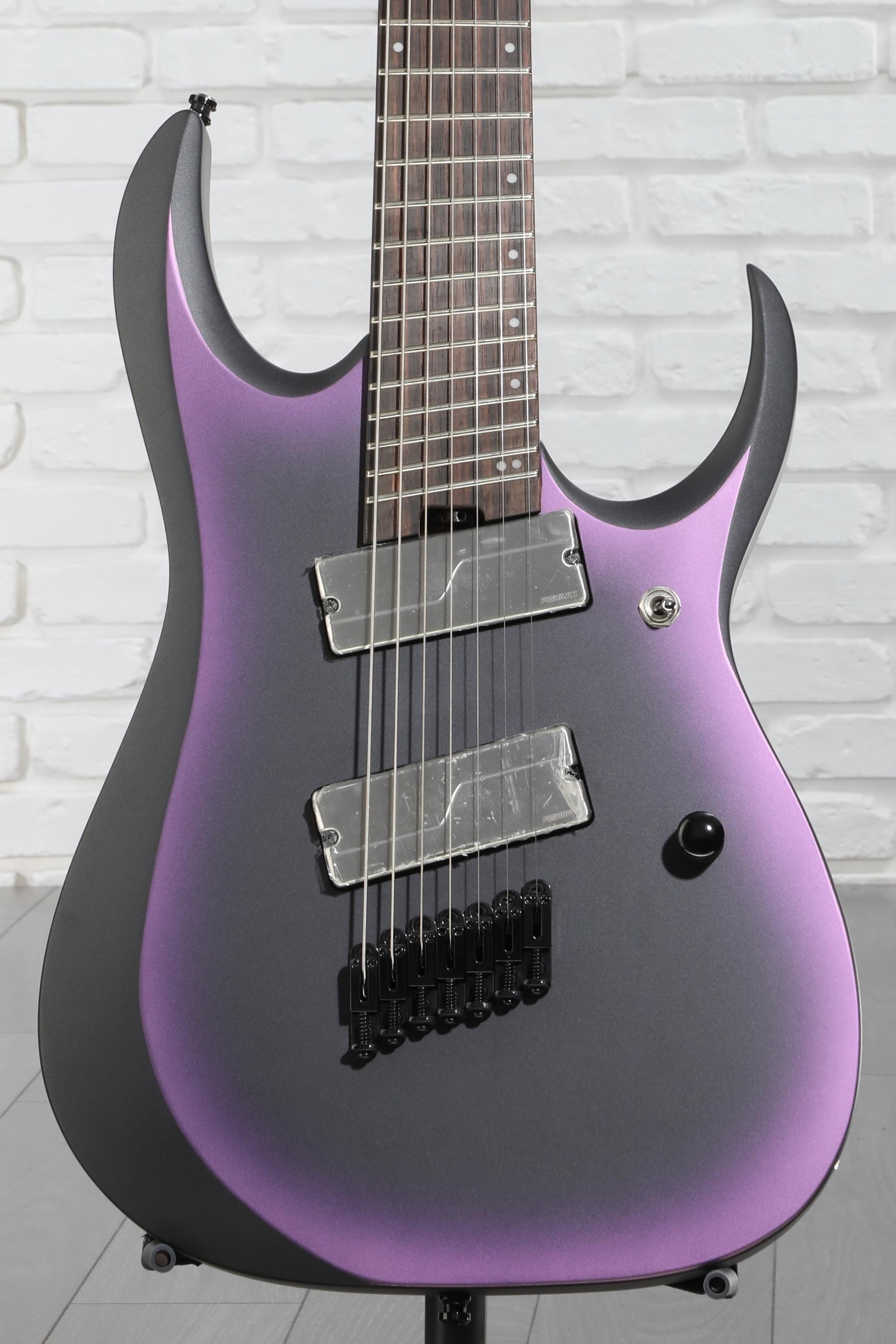 Ibanez Axion Label RGD71ALMS - Black Aurora Burst Matte | Sweetwater