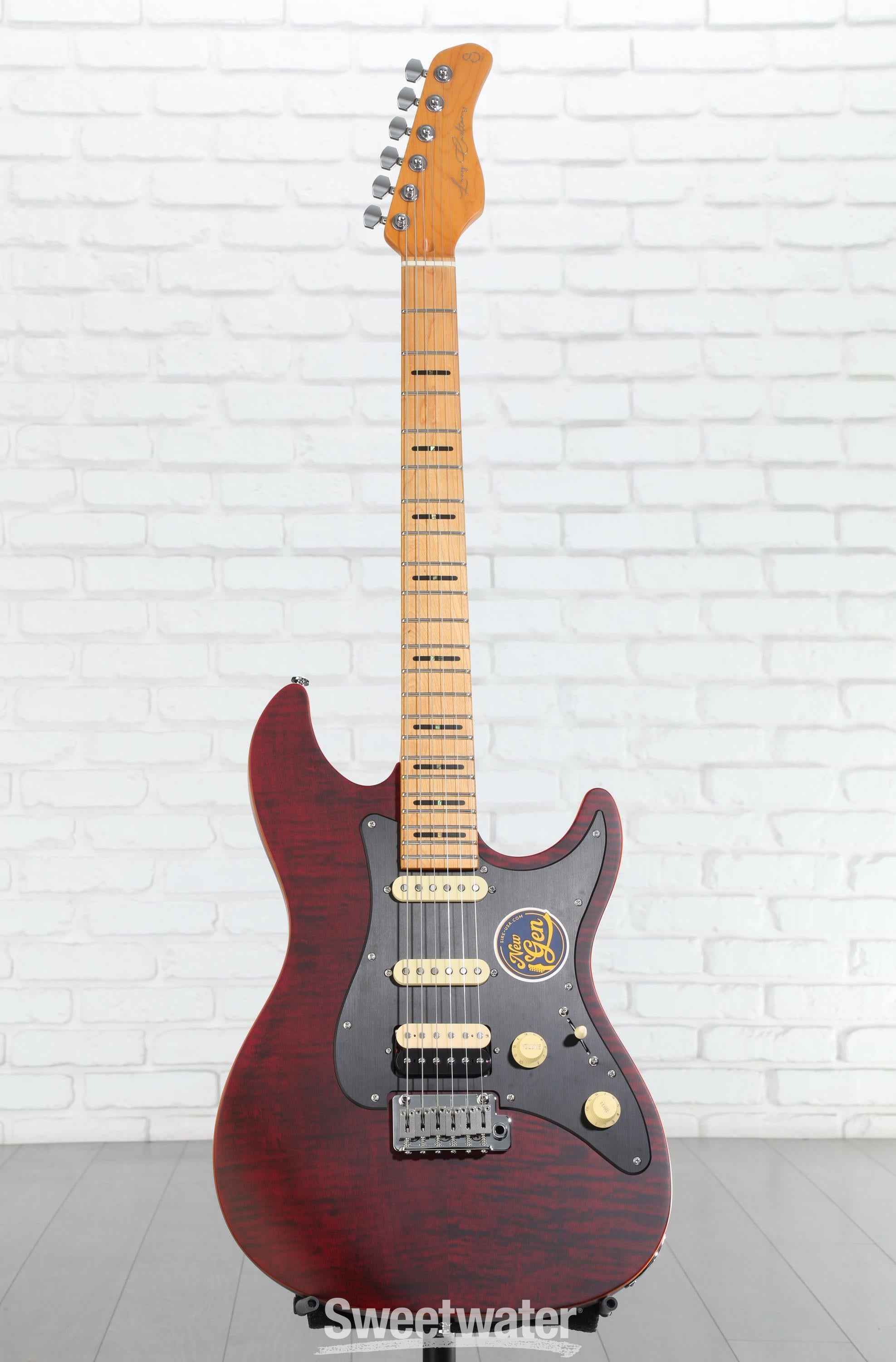Sire Larry Carlton S7 FM New Gen Electric Guitar - See-through Red