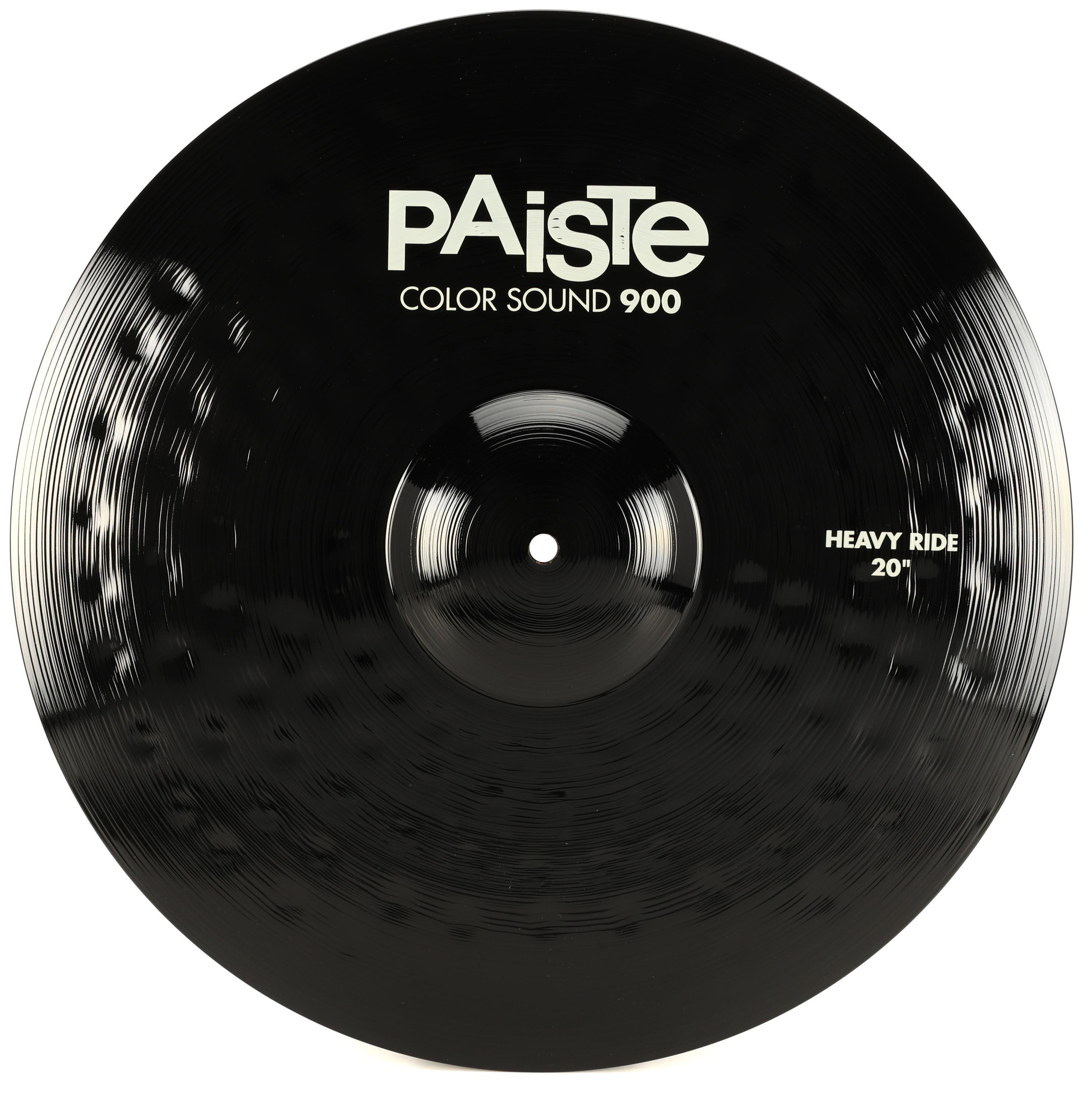 Paiste 20 inch Color Sound 900 Black Heavy Ride Cymbal