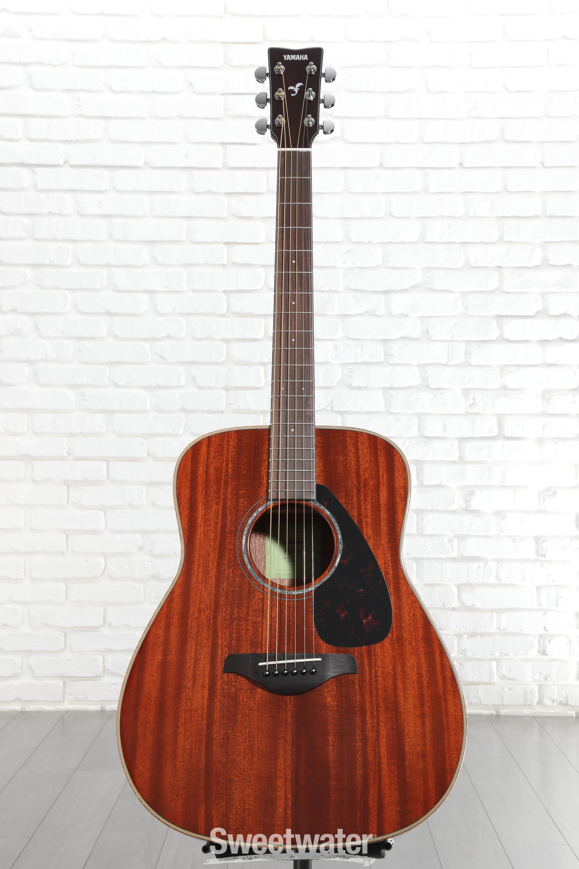 Yamaha FG850 Dreadnought Acoustic Guitar - Natural | Sweetwater
