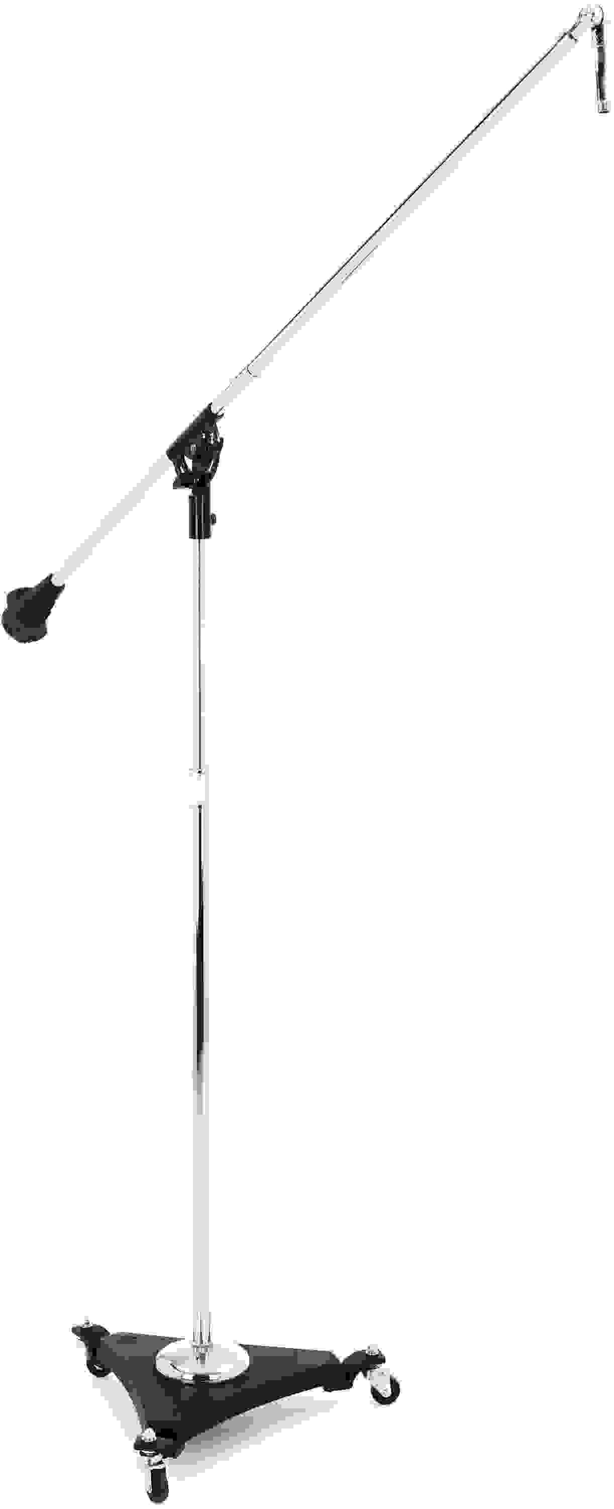 AtlasIED SB36W Studio Boom Microphone Stand with Wheels - Chrome