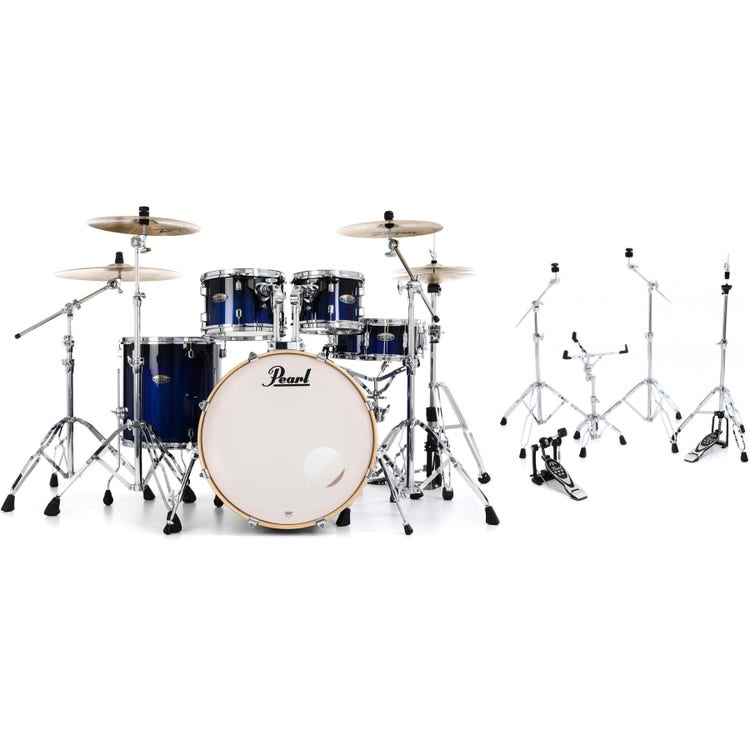 Pearl DMP925SP/C Decade Maple 5-Piece Drum Set - Kobalt Blue Fade