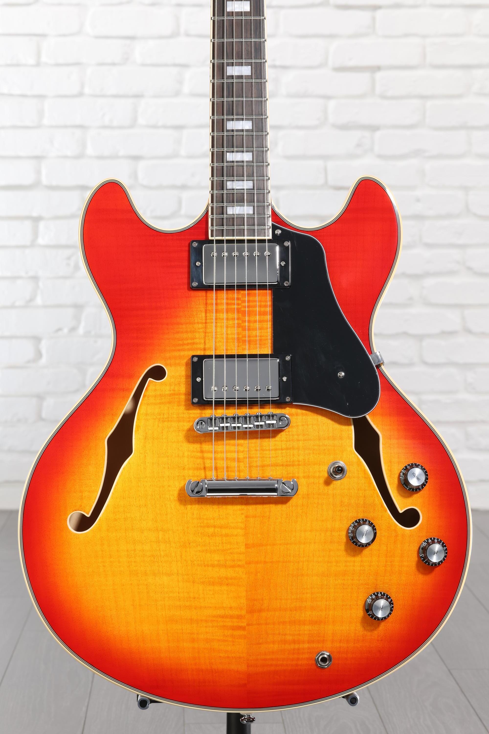 Sire Larry Carlton H7 Semi-hollow Electric Guitar - Cherry