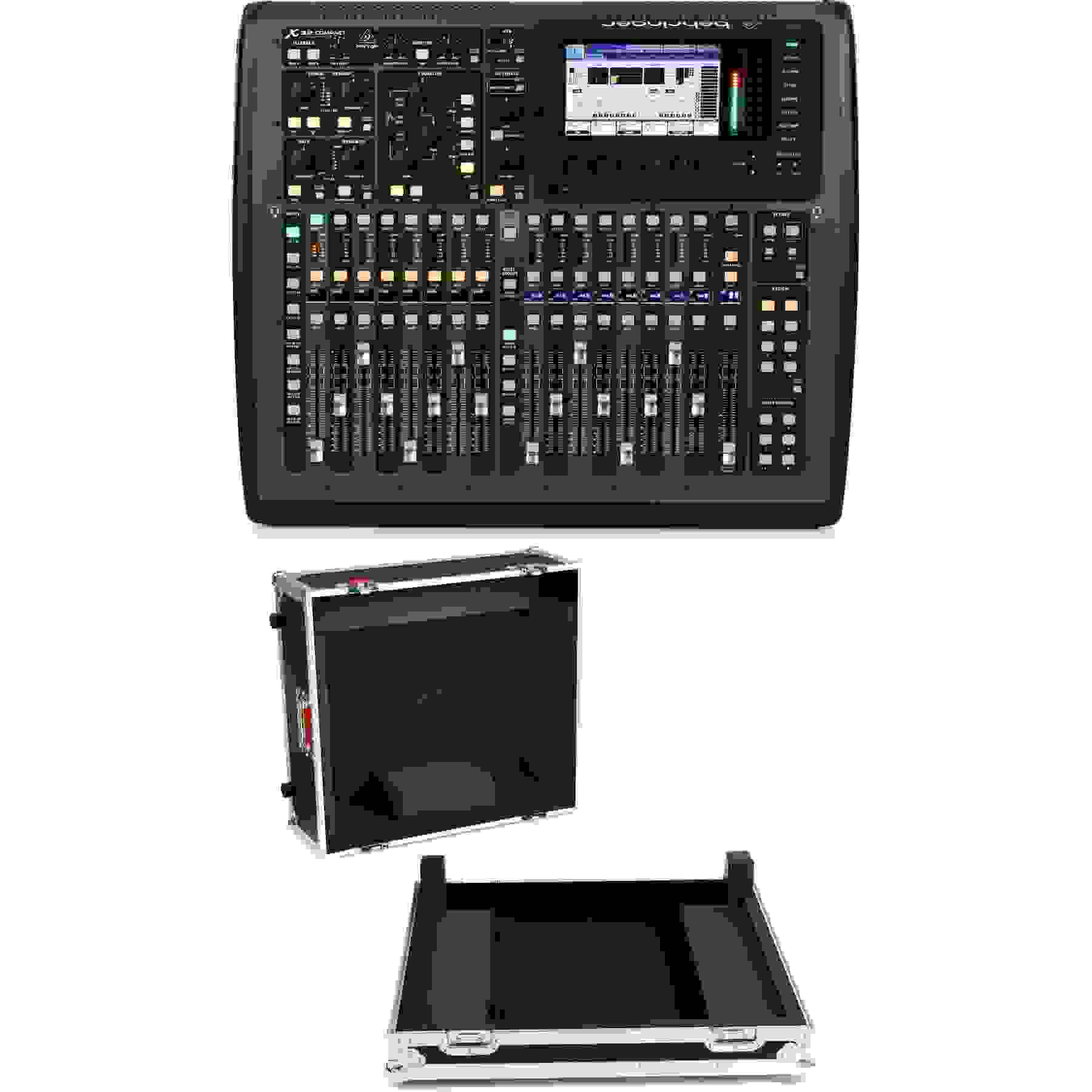 Behringer X32 Compact 40-channel Digital Mixer and ATA Mixer Case