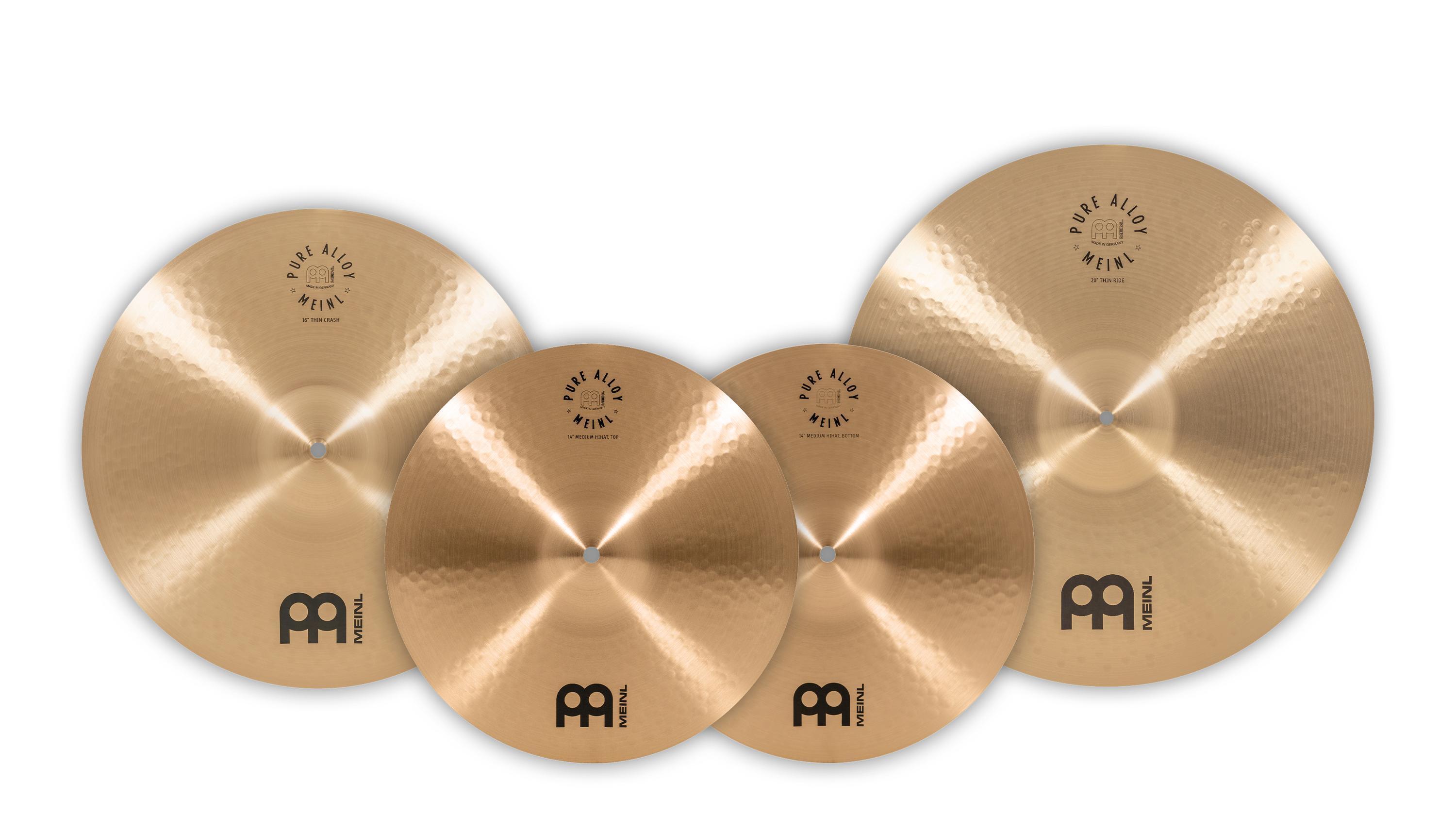 Meinl Cymbals Pure Alloy Custom Complete Cymbal Set #2